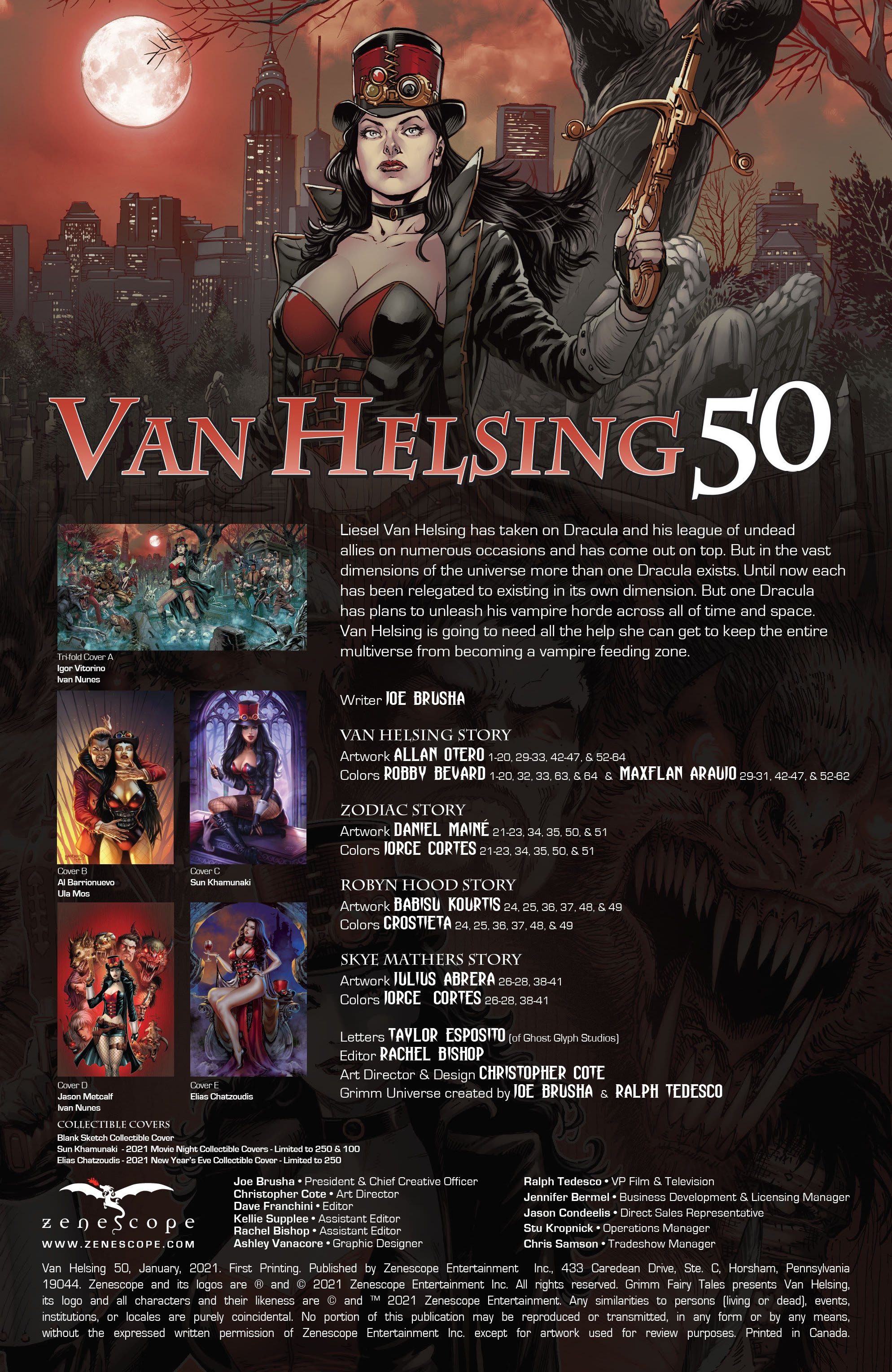 Read online Van Helsing #50 Anniversary Issue comic -  Issue #50 Anniversary Issue Full - 2