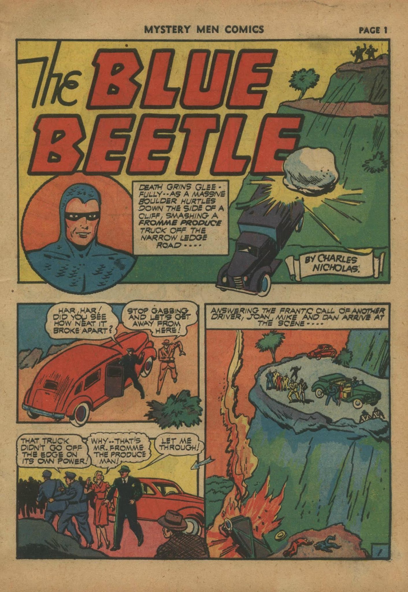 Read online Mystery Men Comics comic -  Issue #26 - 3