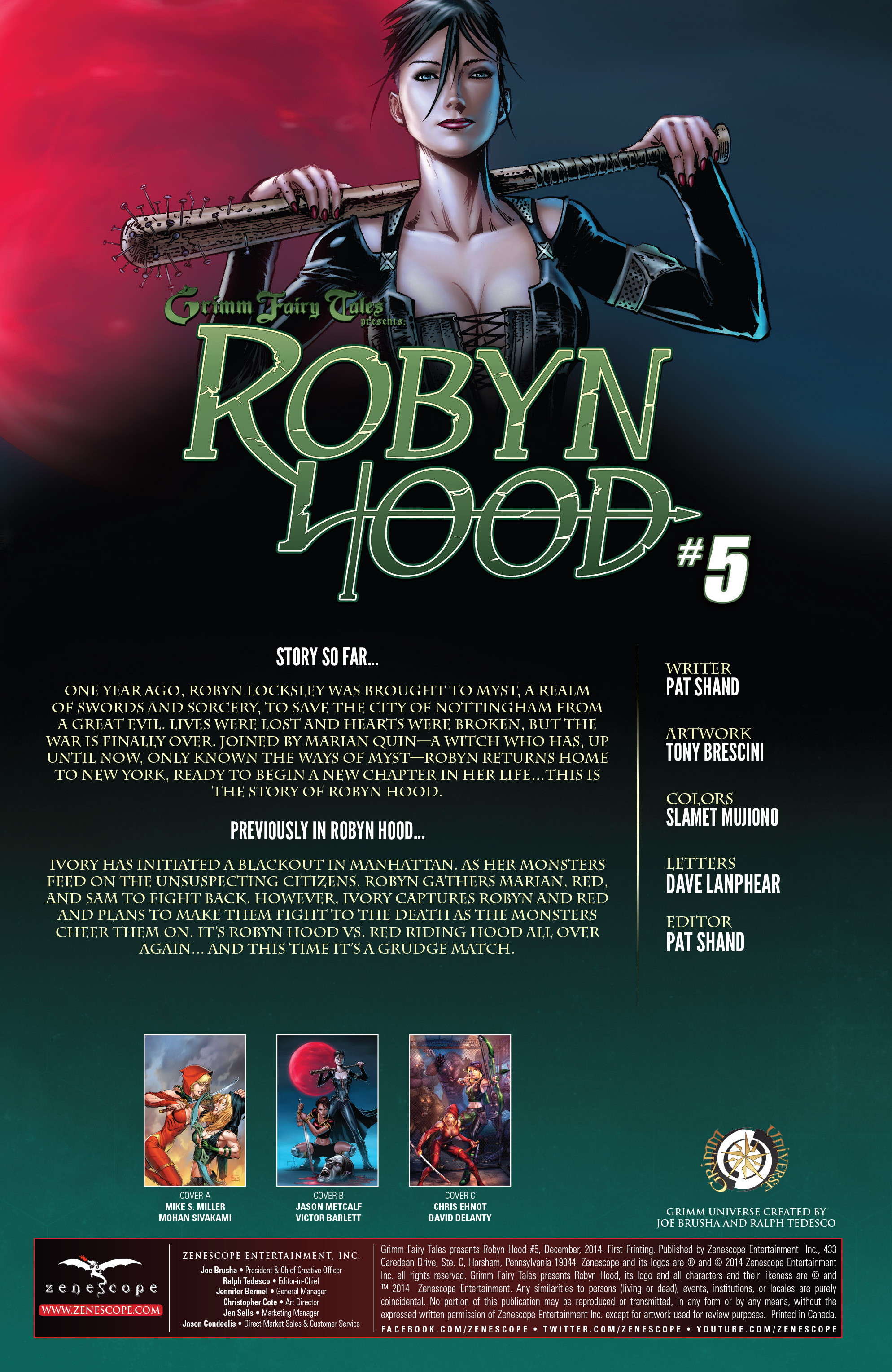 Read online Grimm Fairy Tales presents Robyn Hood (2014) comic -  Issue #5 - 2