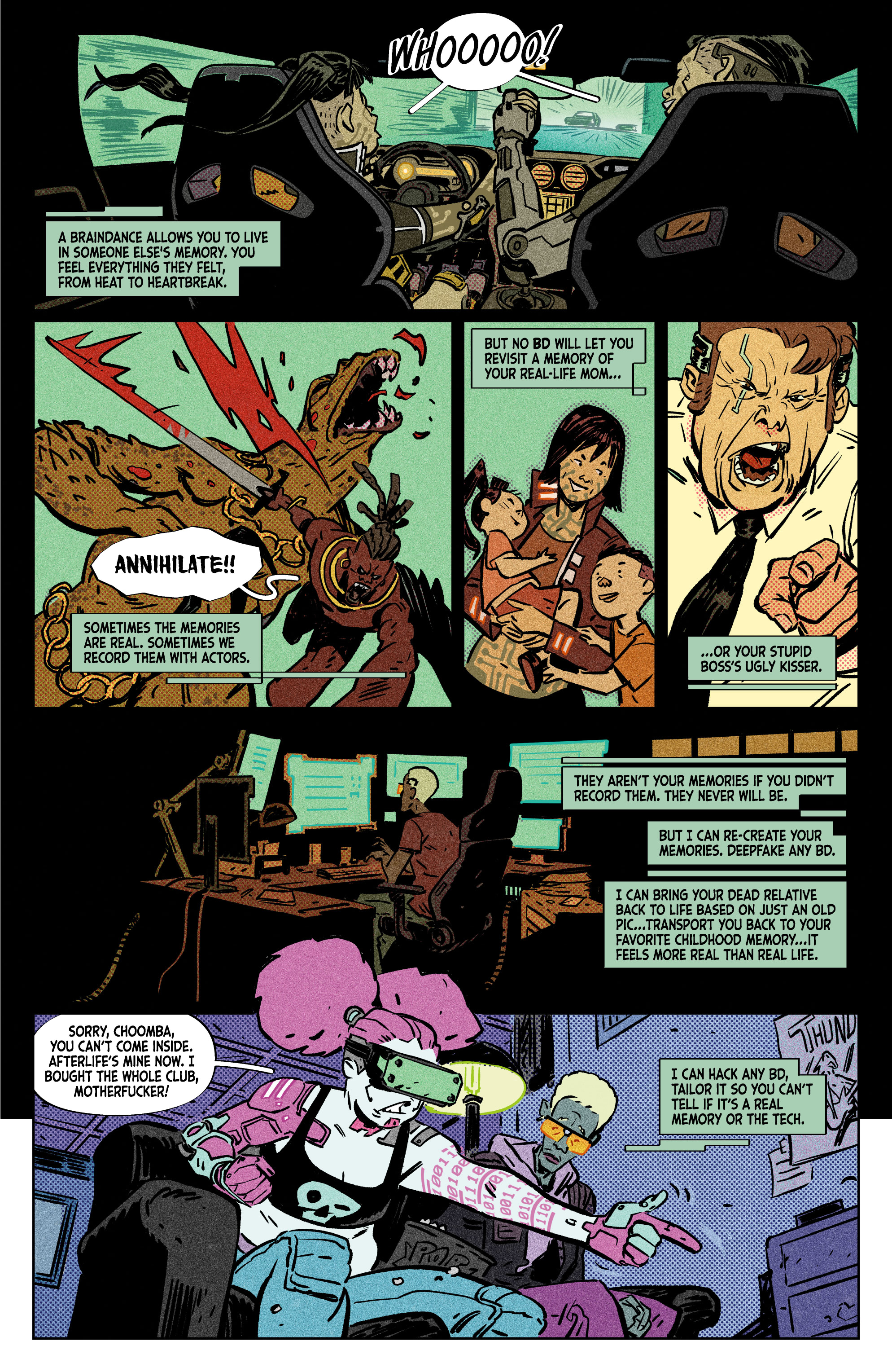 Read online Cyberpunk 2077: Blackout comic -  Issue #1 - 11