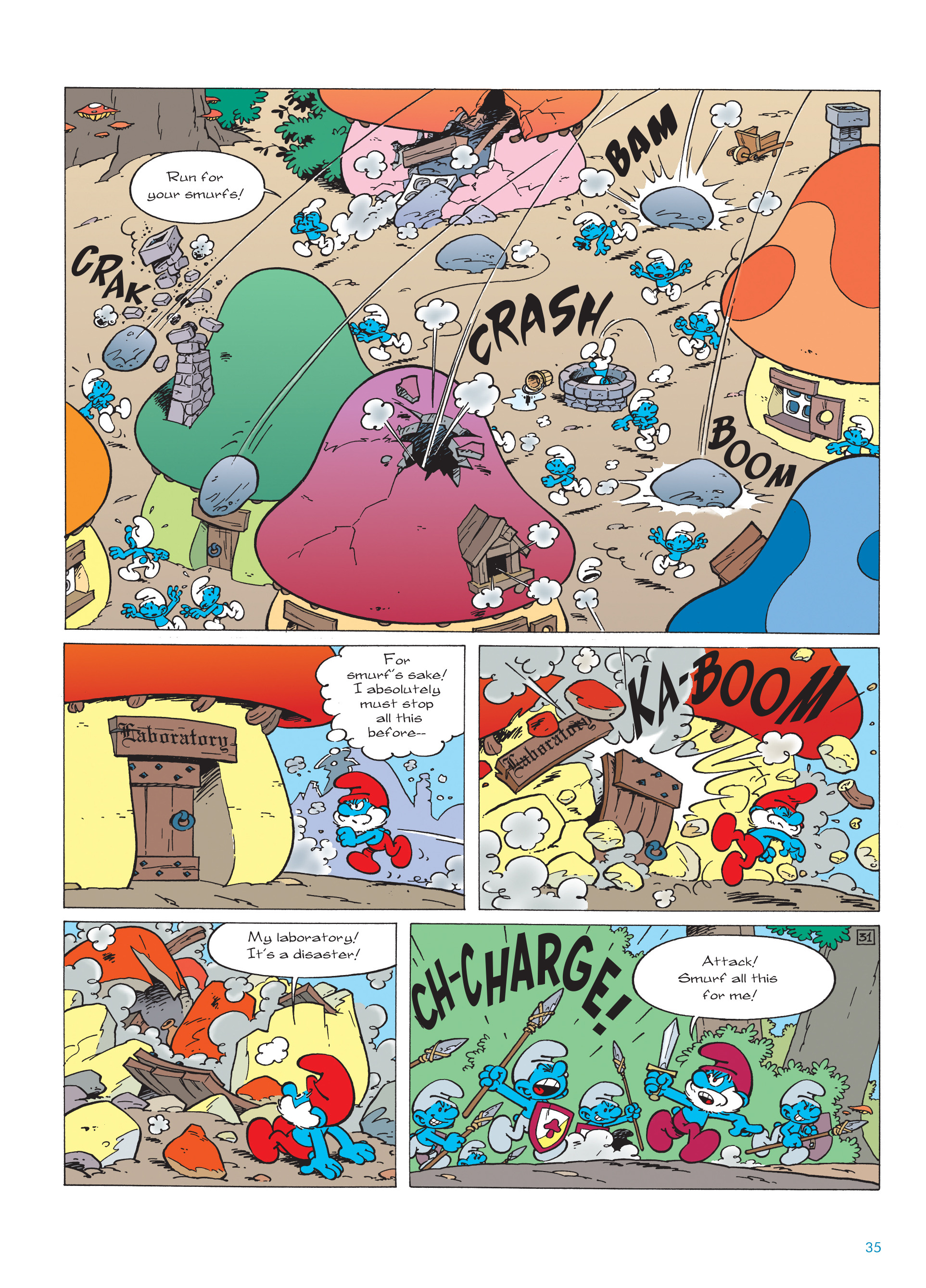 Read online The Smurfs comic -  Issue #22 - 36
