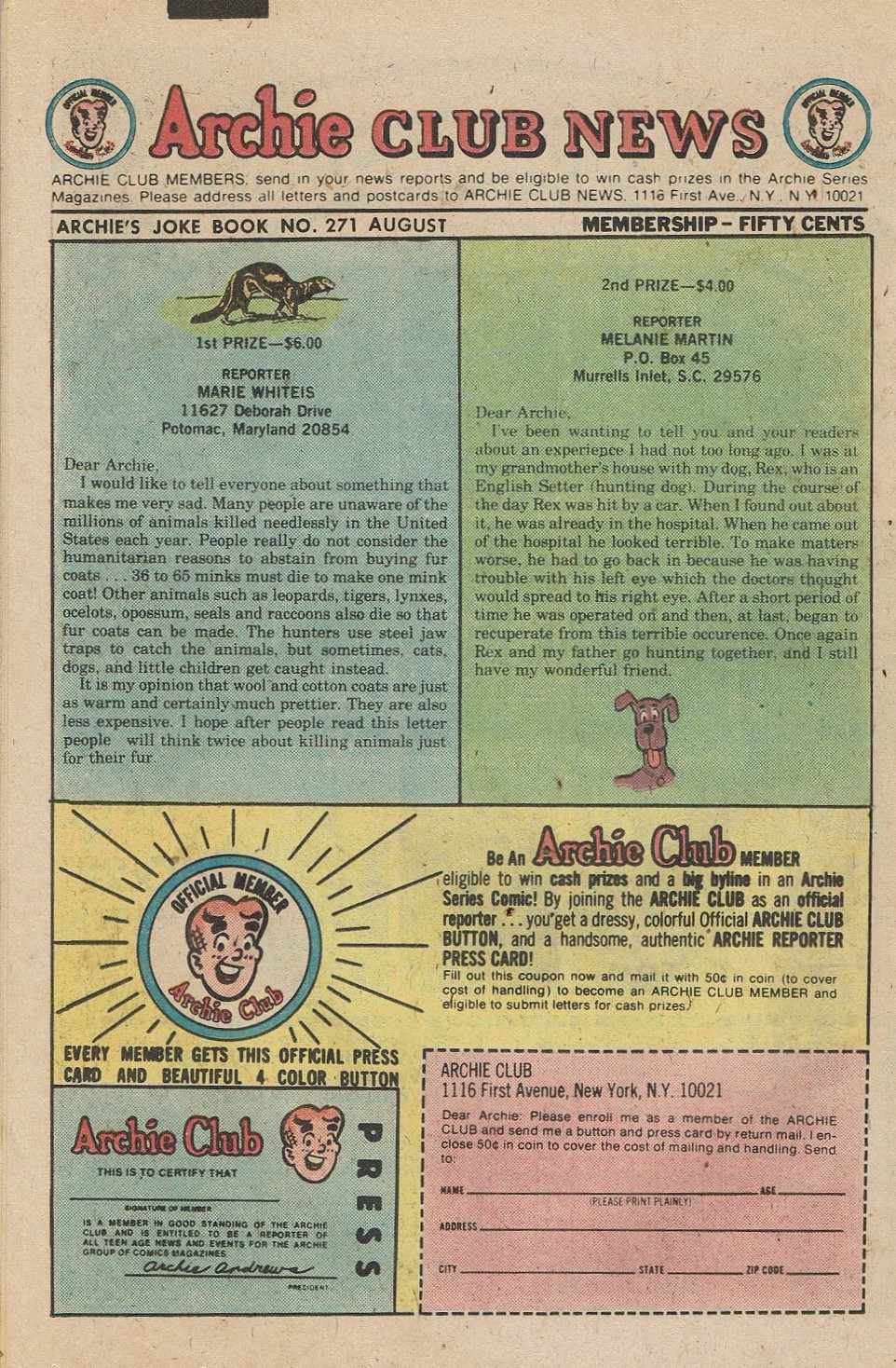 Read online Archie's Joke Book Magazine comic -  Issue #271 - 26