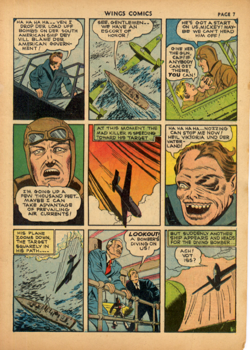 Read online Wings Comics comic -  Issue #16 - 9