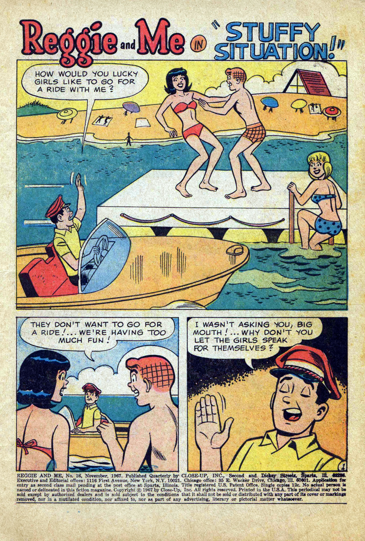 Read online Reggie and Me (1966) comic -  Issue #26 - 3