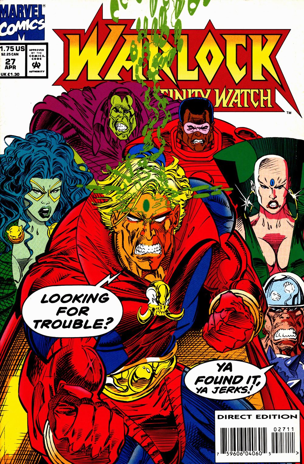 Read online Warlock and the Infinity Watch comic -  Issue #27 - 1