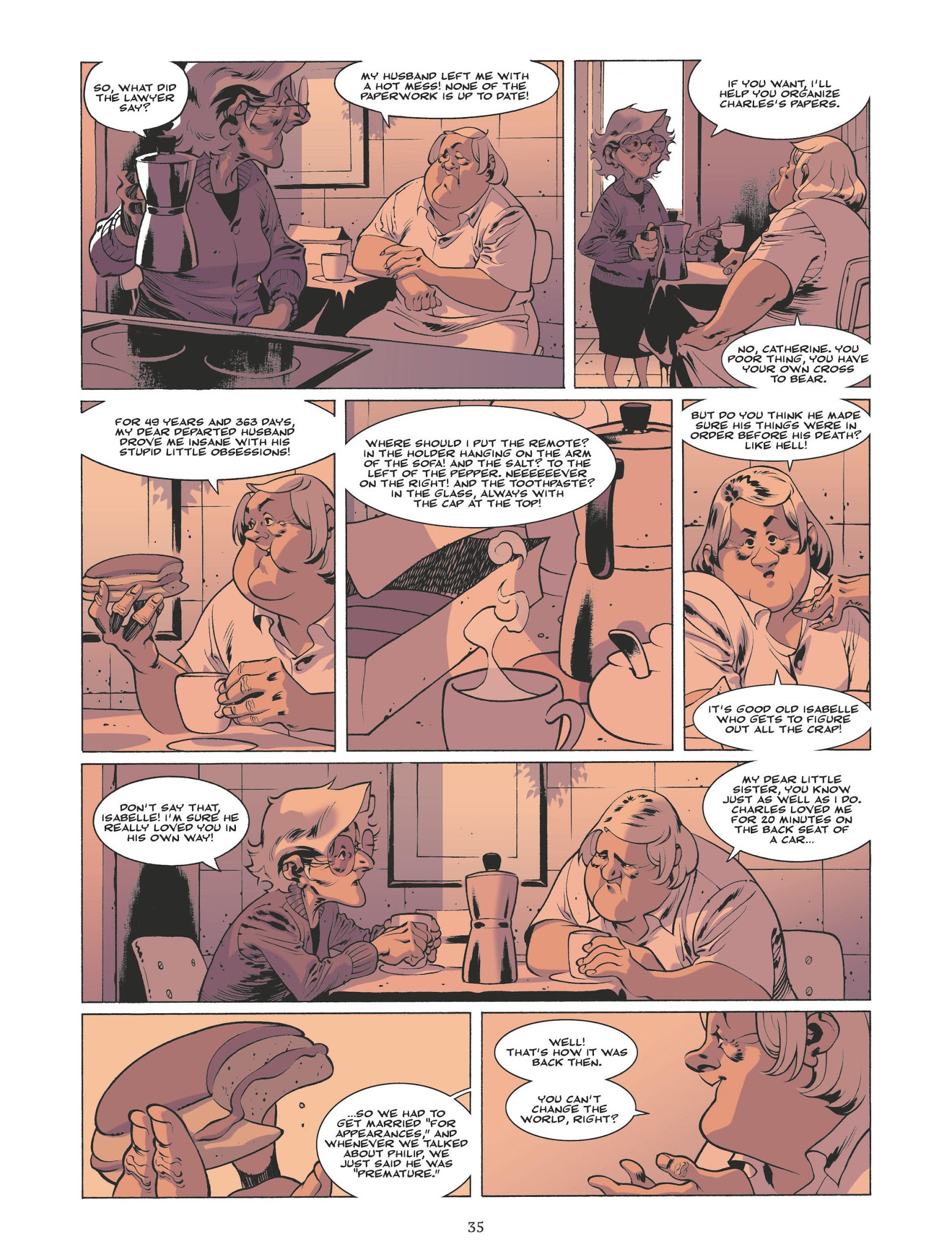 Read online While the King of Prussia Was Waging War Who Do You Think Was Darning His Socks? comic -  Issue # Full - 35