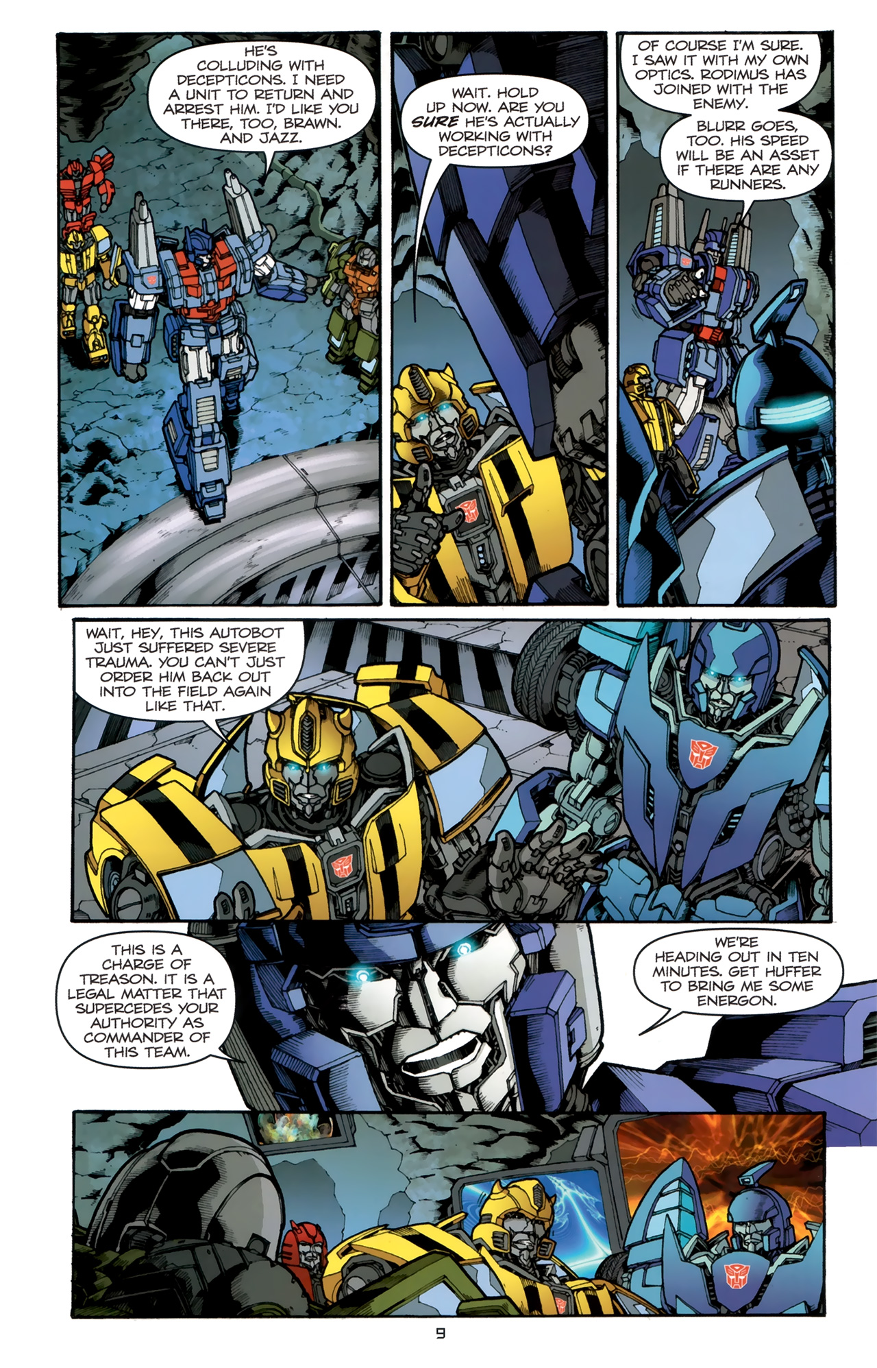 Read online The Transformers (2009) comic -  Issue #5 - 12