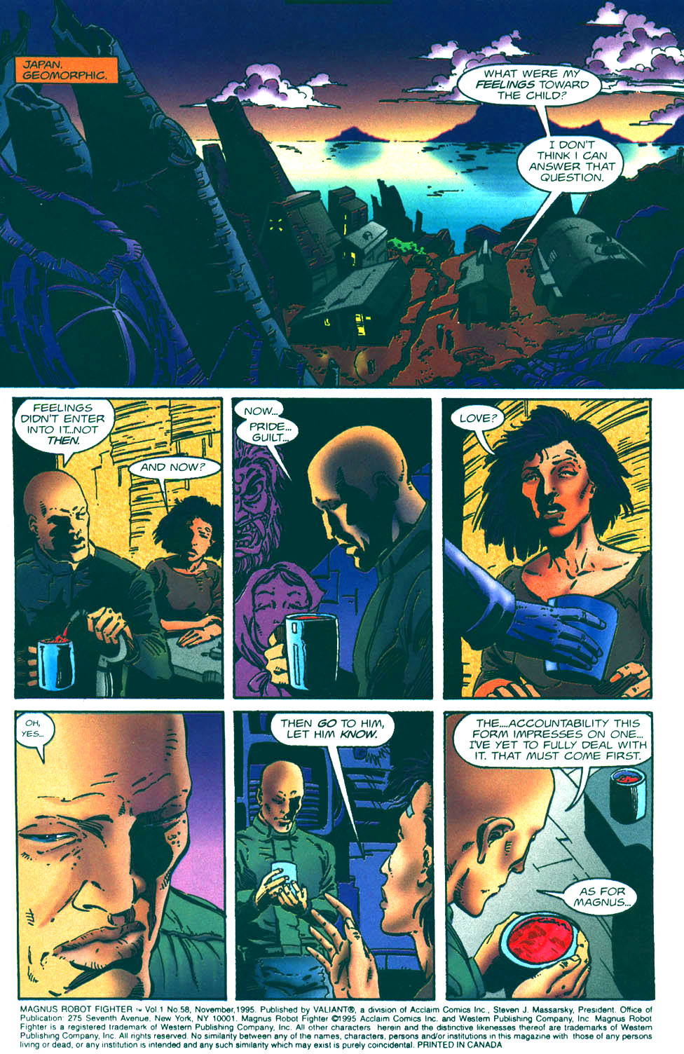 Read online Magnus Robot Fighter (1991) comic -  Issue #58 - 2