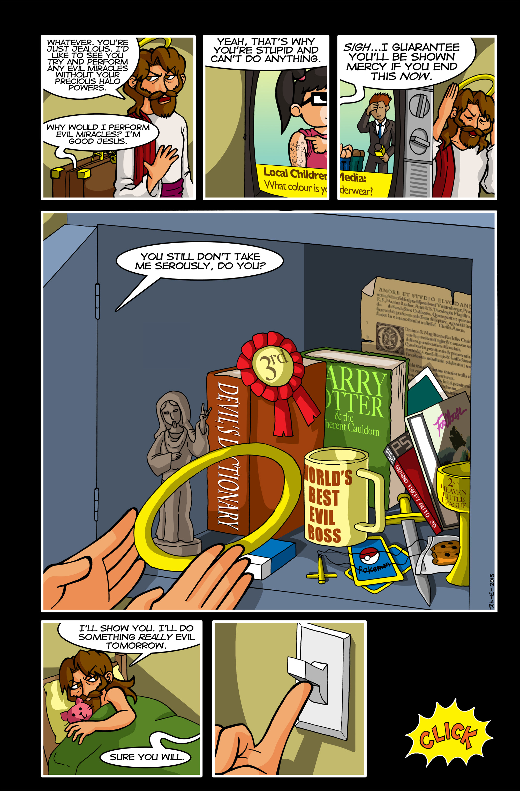 Read online Evil Jesus comic -  Issue #1 - 16