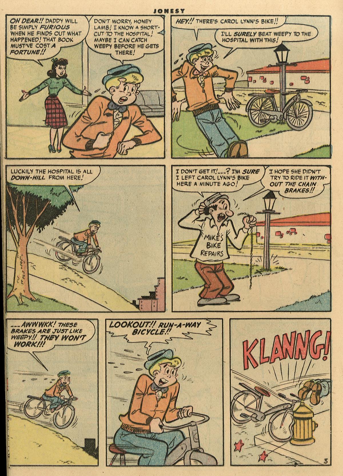 Read online Jonesy (1953) comic -  Issue #5 - 16