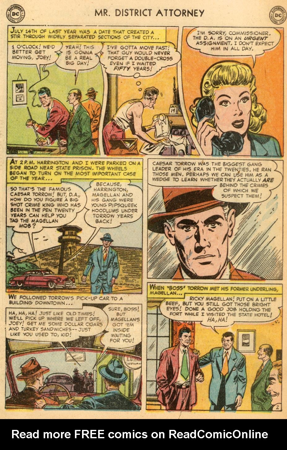 Read online Mr. District Attorney comic -  Issue #27 - 36