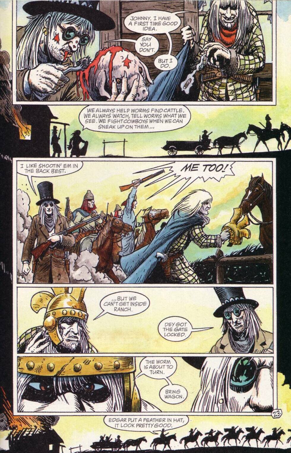 Read online Jonah Hex: Riders of the Worm and Such comic -  Issue #4 - 25