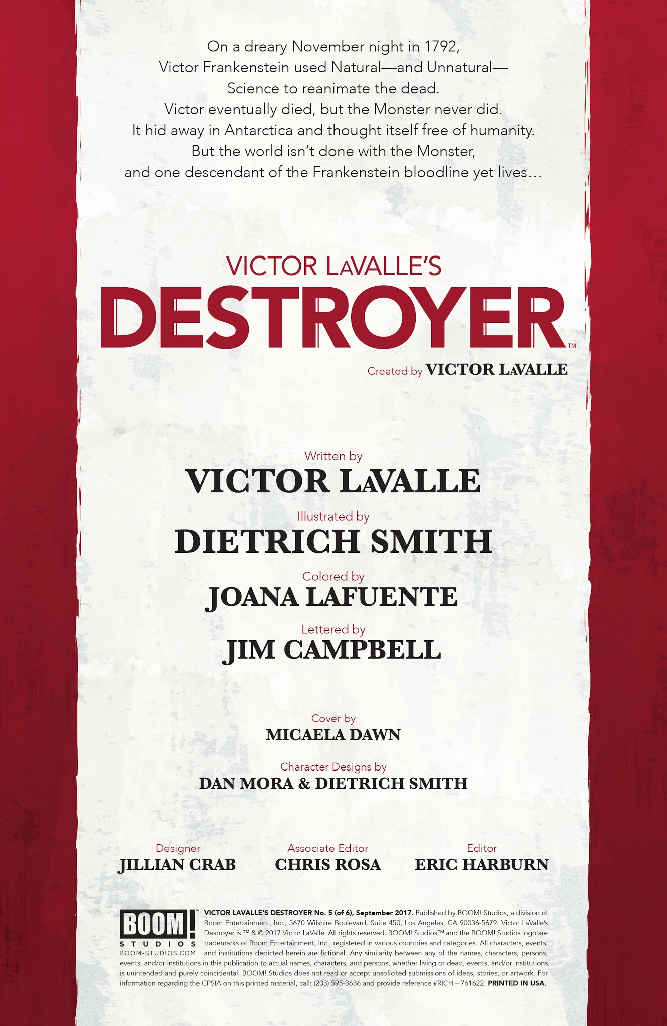 Read online Victor LaValle's Destroyer comic -  Issue #5 - 2