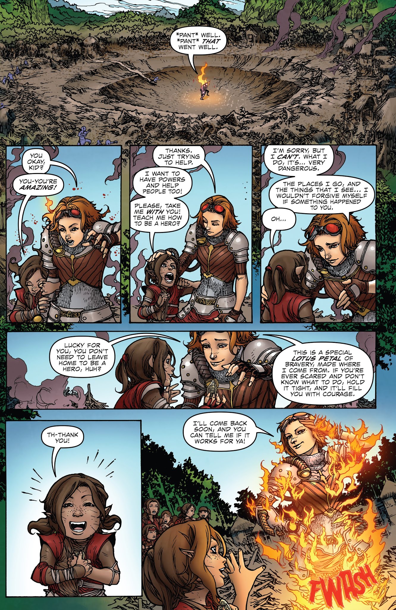 Read online Magic: The Gathering: Chandra comic -  Issue #1 - 10