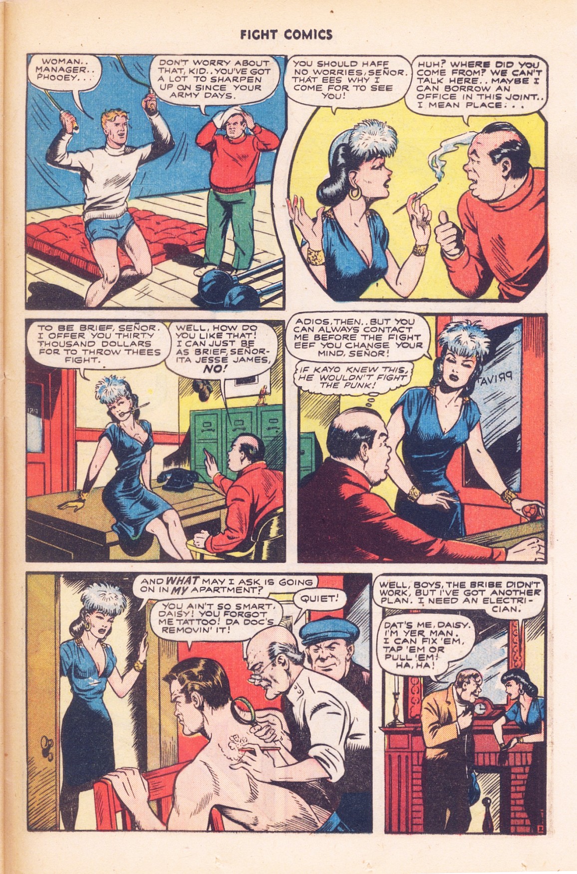 Read online Fight Comics comic -  Issue #38 - 37