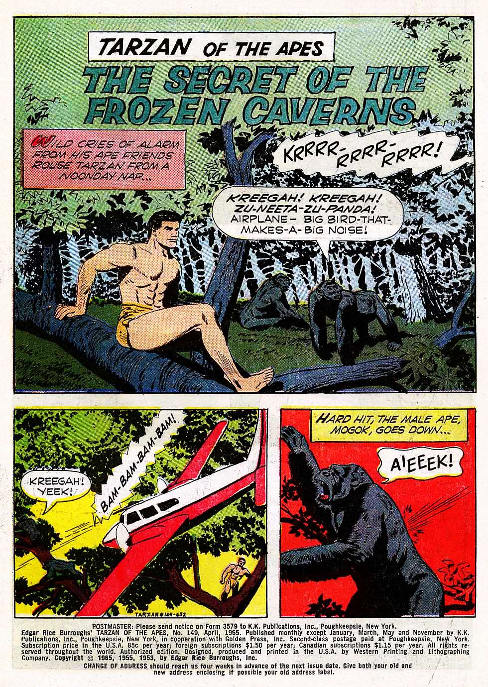 Read online Tarzan (1962) comic -  Issue #149 - 3