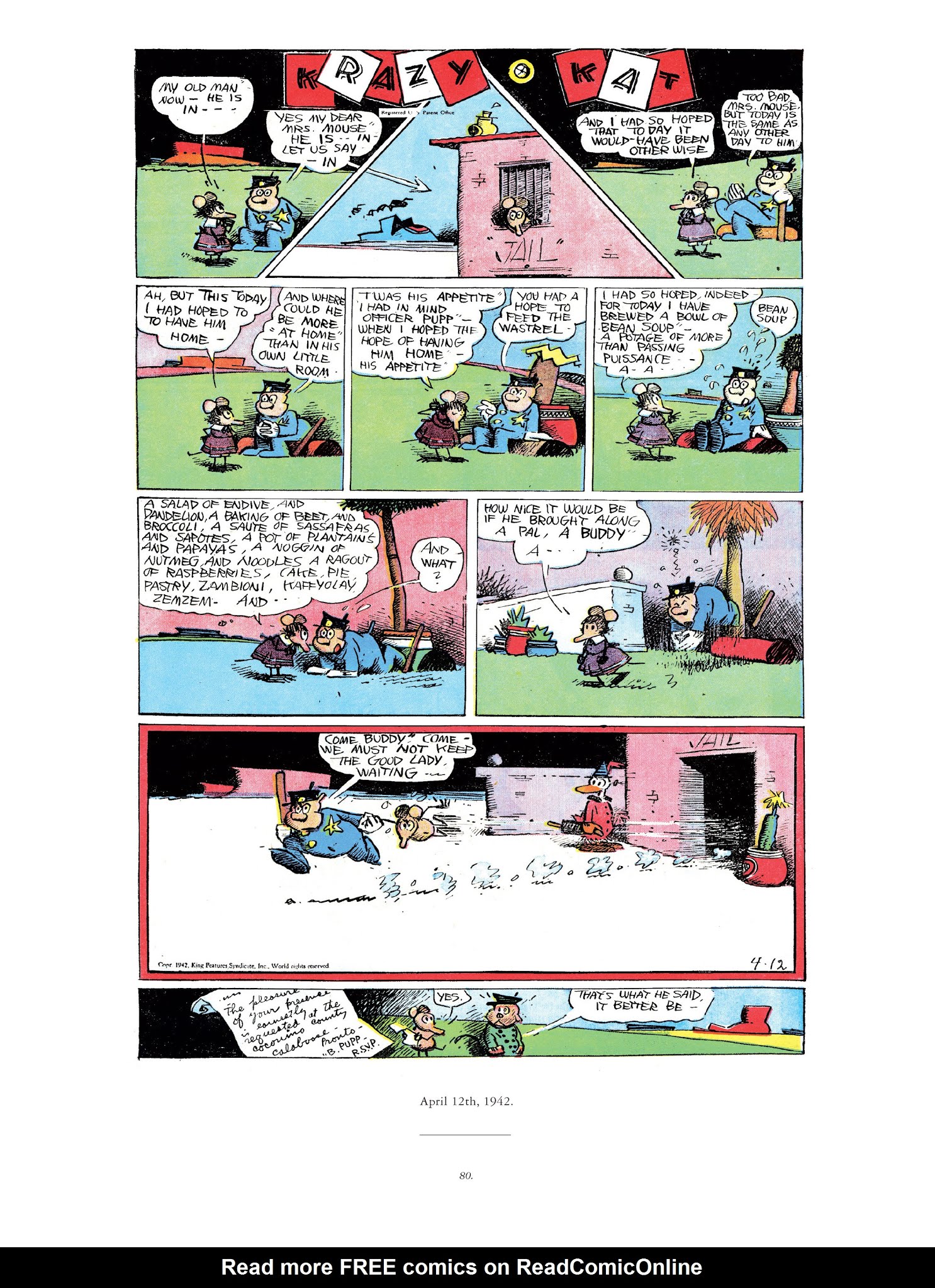 Read online Krazy & Ignatz comic -  Issue # TPB 12 - 79