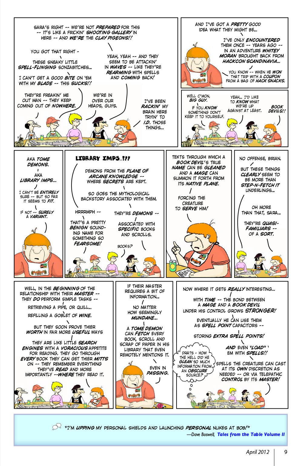 Read online Knights of the Dinner Table comic -  Issue #186 - 11