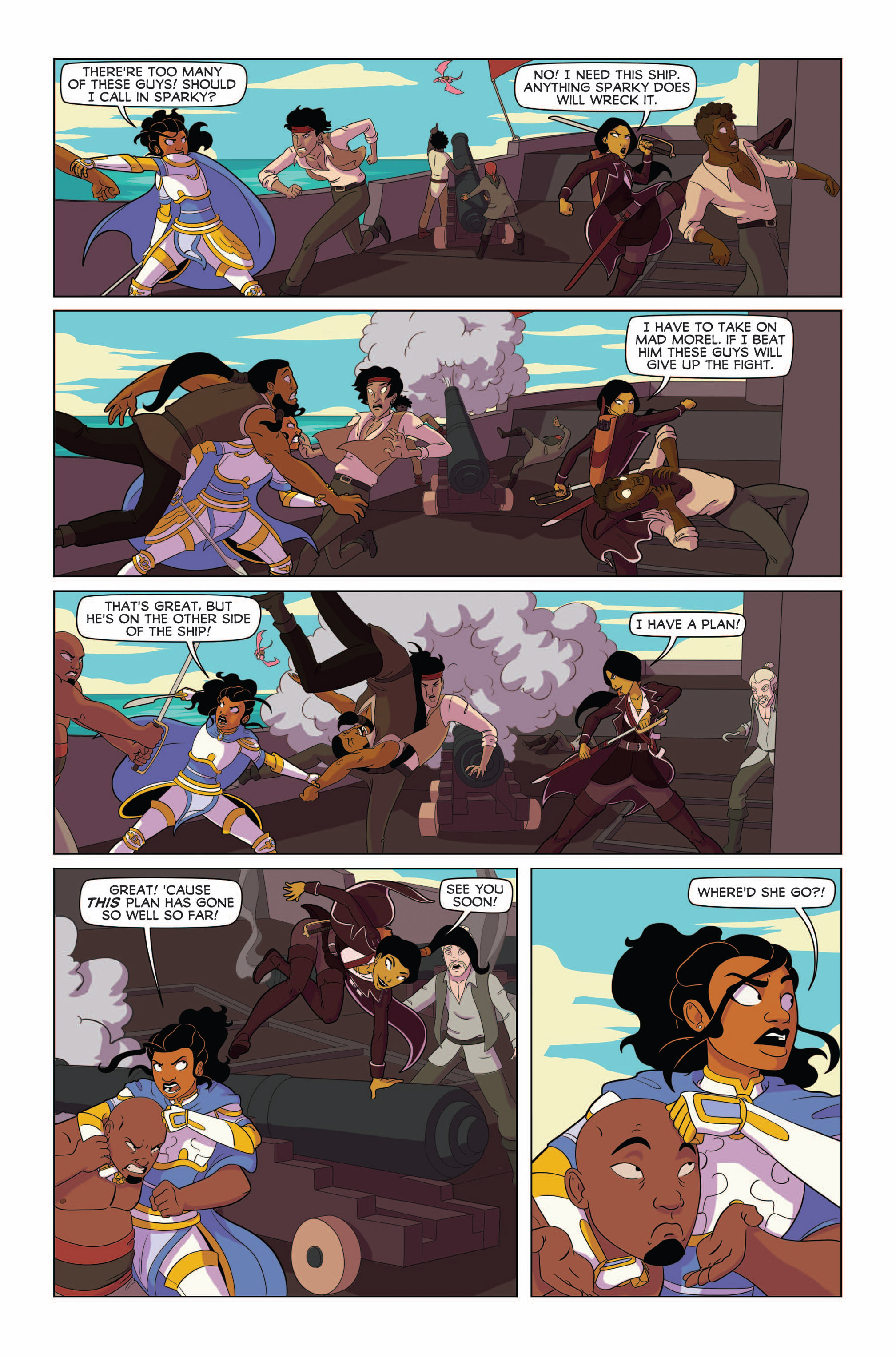Read online Princeless: The Pirate Princess comic -  Issue # Full - 97