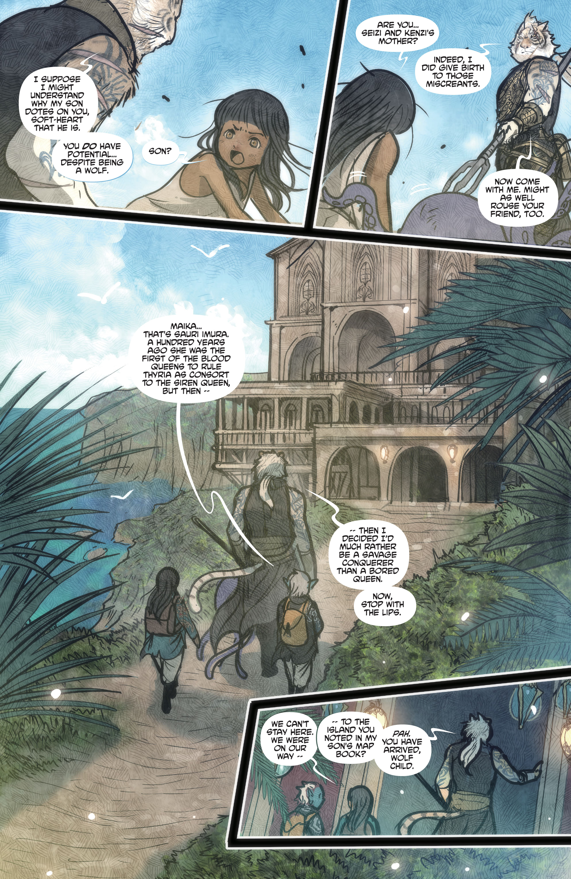Read online Monstress: Talk Stories comic -  Issue #2 - 16