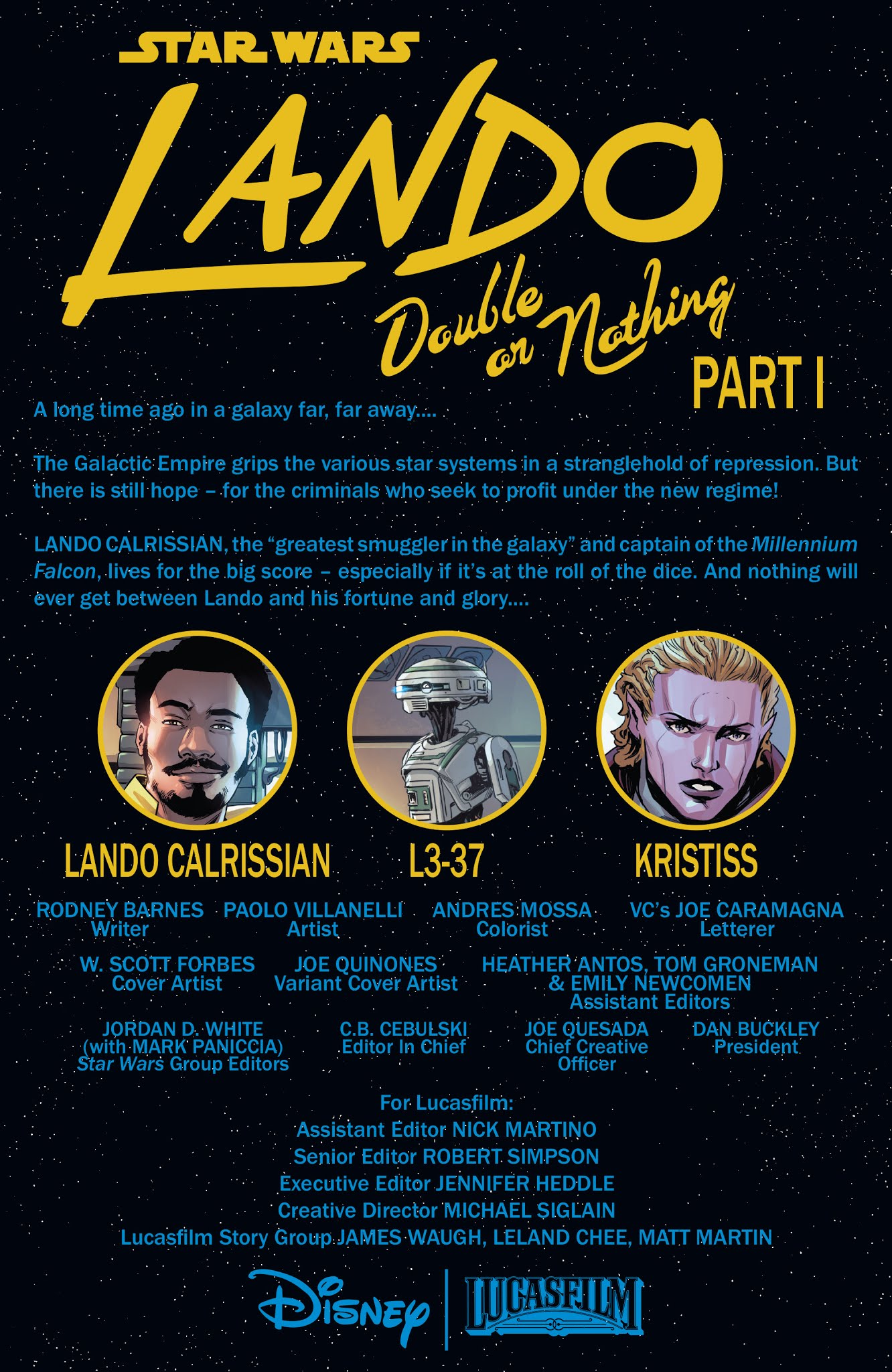 Read online Star Wars: Lando: Double Or Nothing comic -  Issue #1 - 2