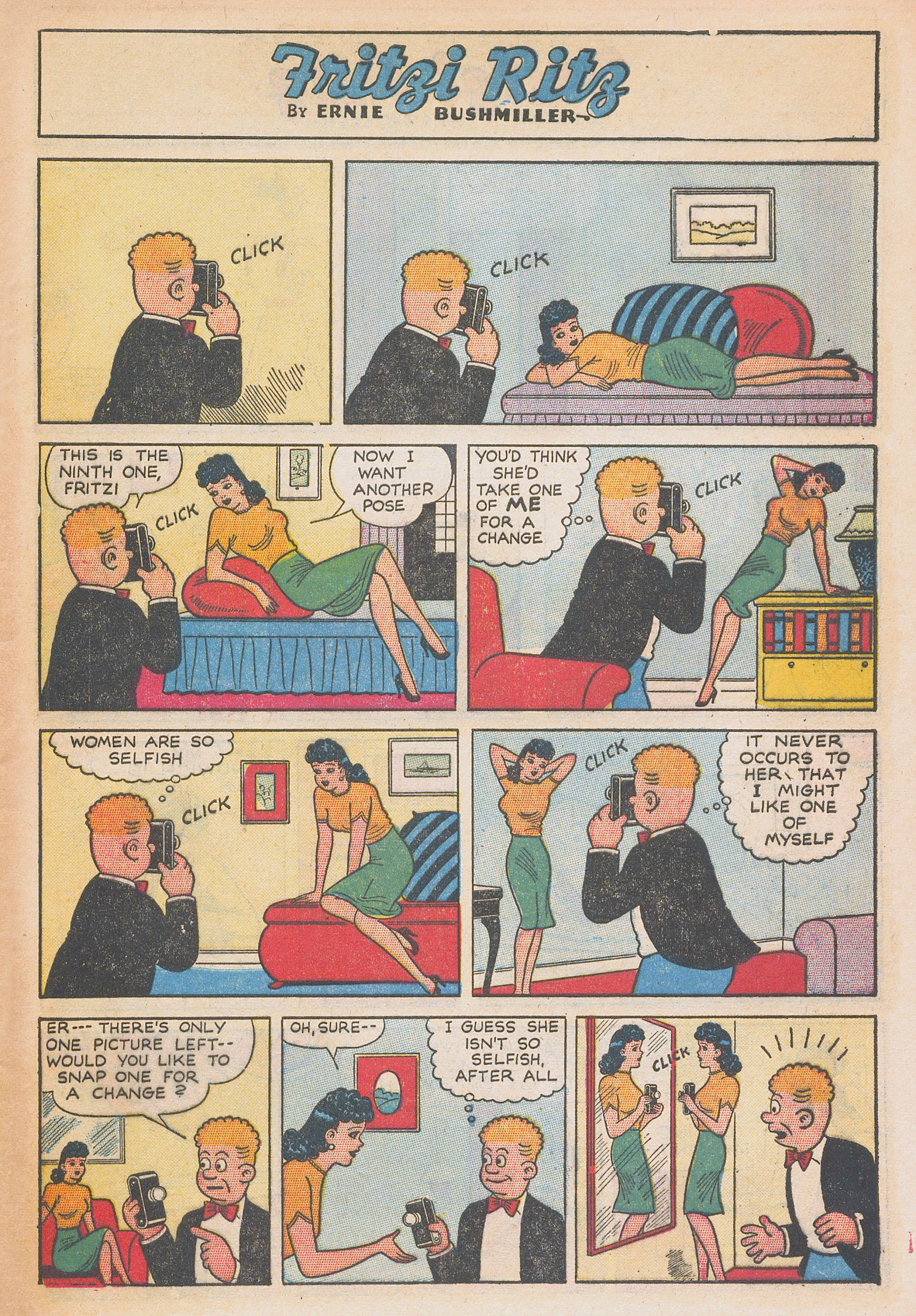 Read online Fritzi Ritz (1953) comic -  Issue #44 - 7