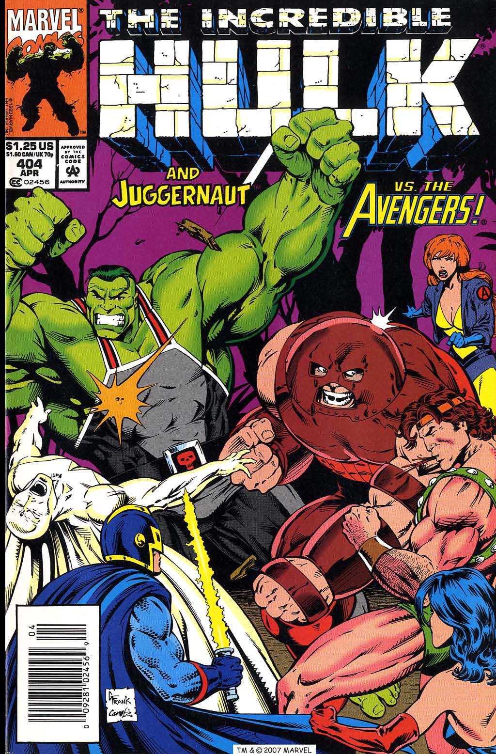 Read online The Incredible Hulk (1968) comic -  Issue #404 - 1