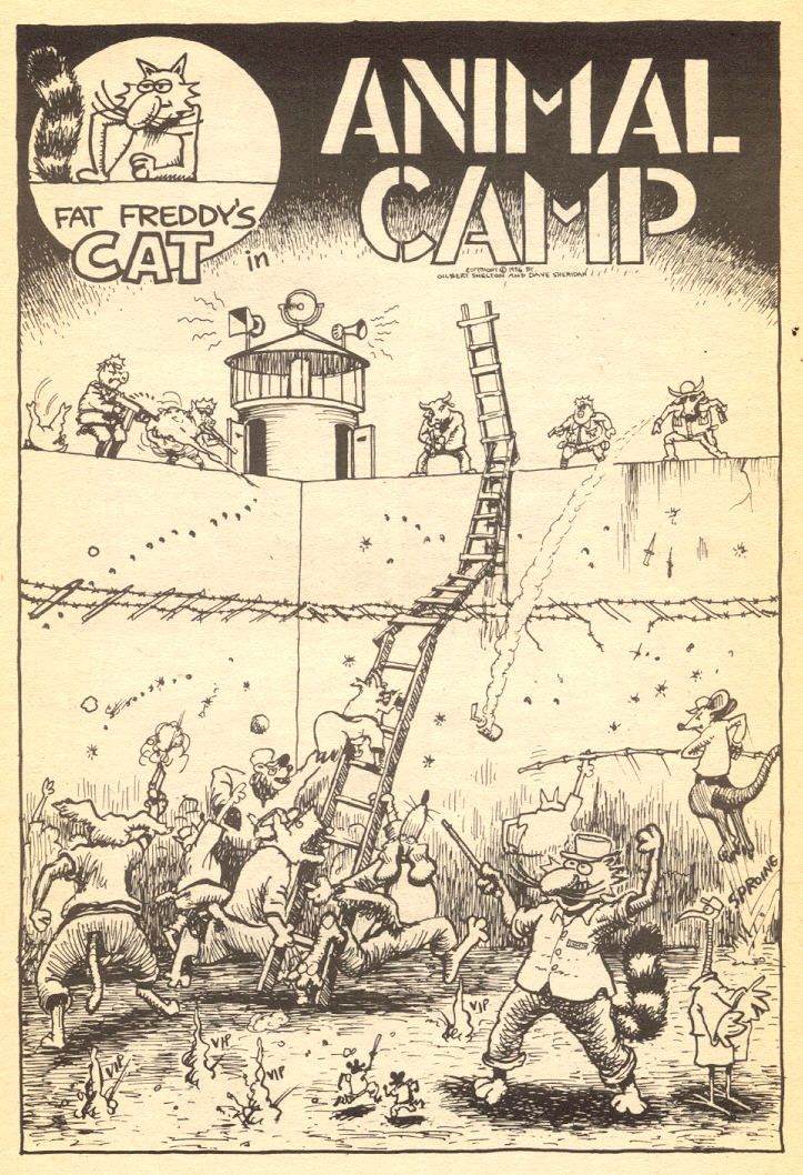 Read online Adventures of Fat Freddy's Cat comic -  Issue #3 - 5