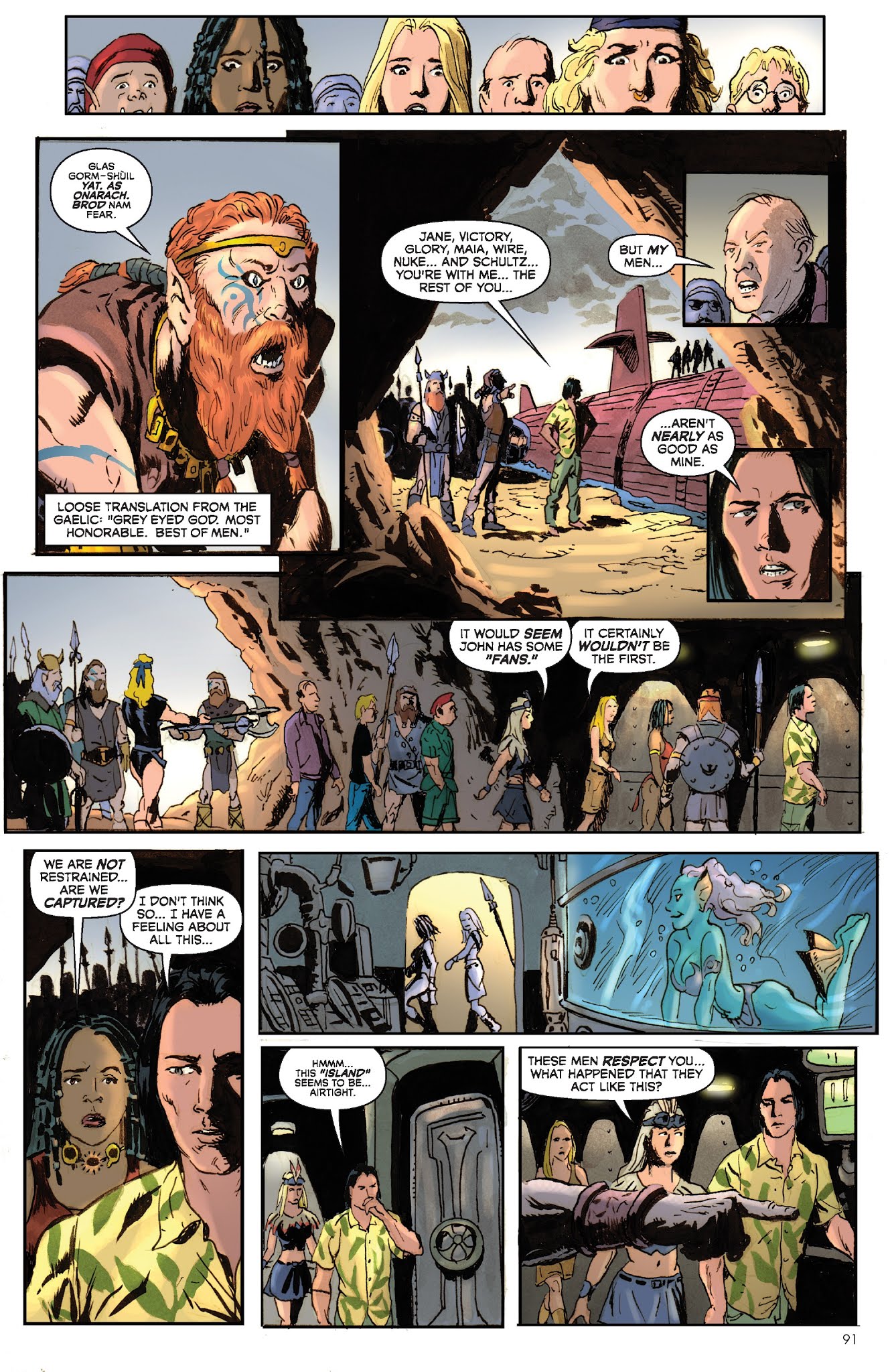 Read online The Once and Future Tarzan comic -  Issue # TPB - 92