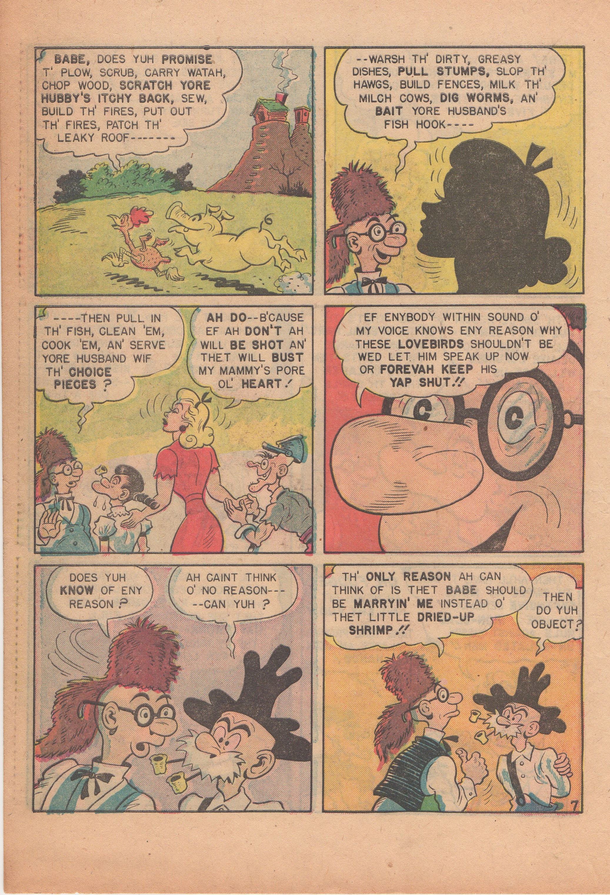 Read online Babe (1948) comic -  Issue #5 - 22