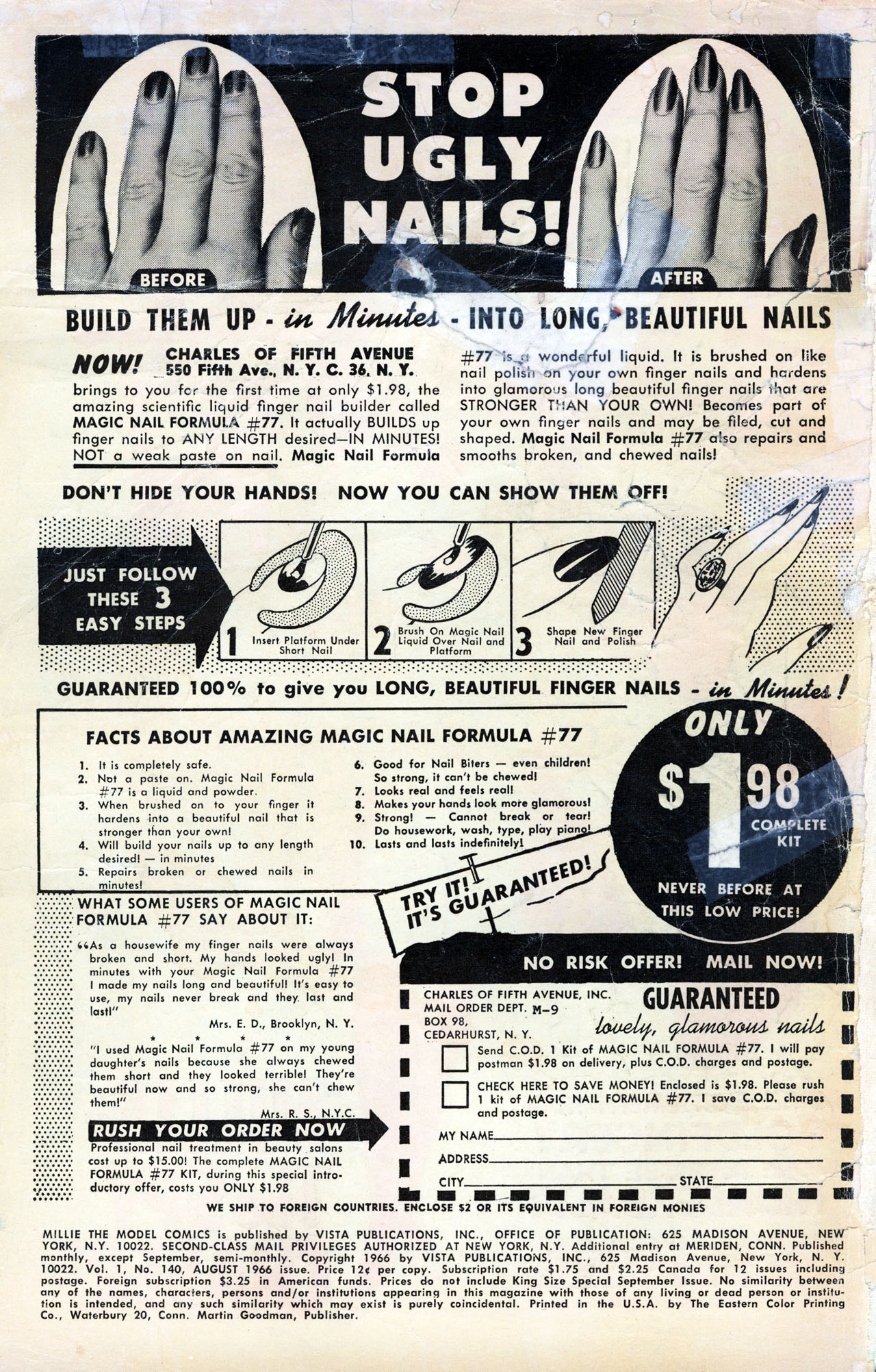 Read online Millie the Model comic -  Issue #140 - 2