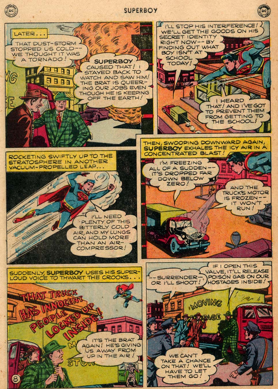 Read online Superboy (1949) comic -  Issue #8 - 39