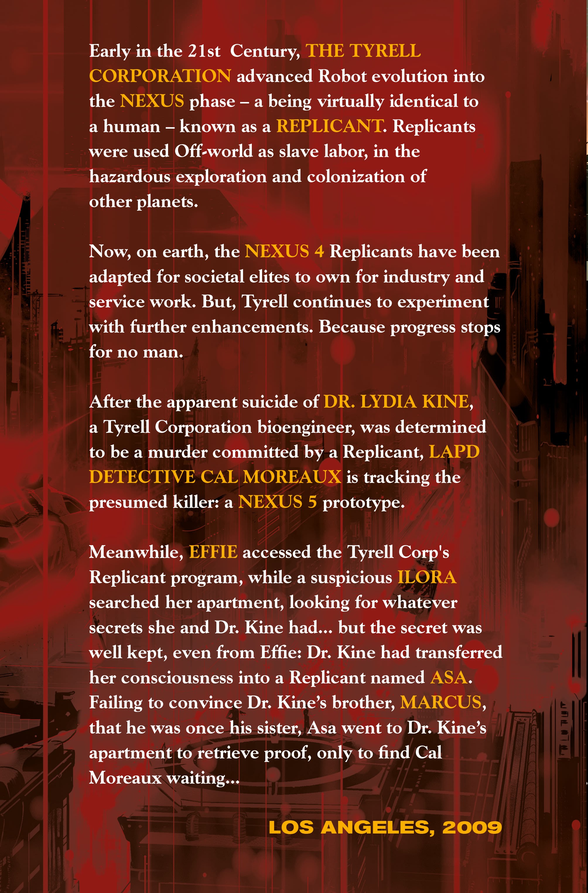 Read online Blade Runner Origins comic -  Issue #4 - 5