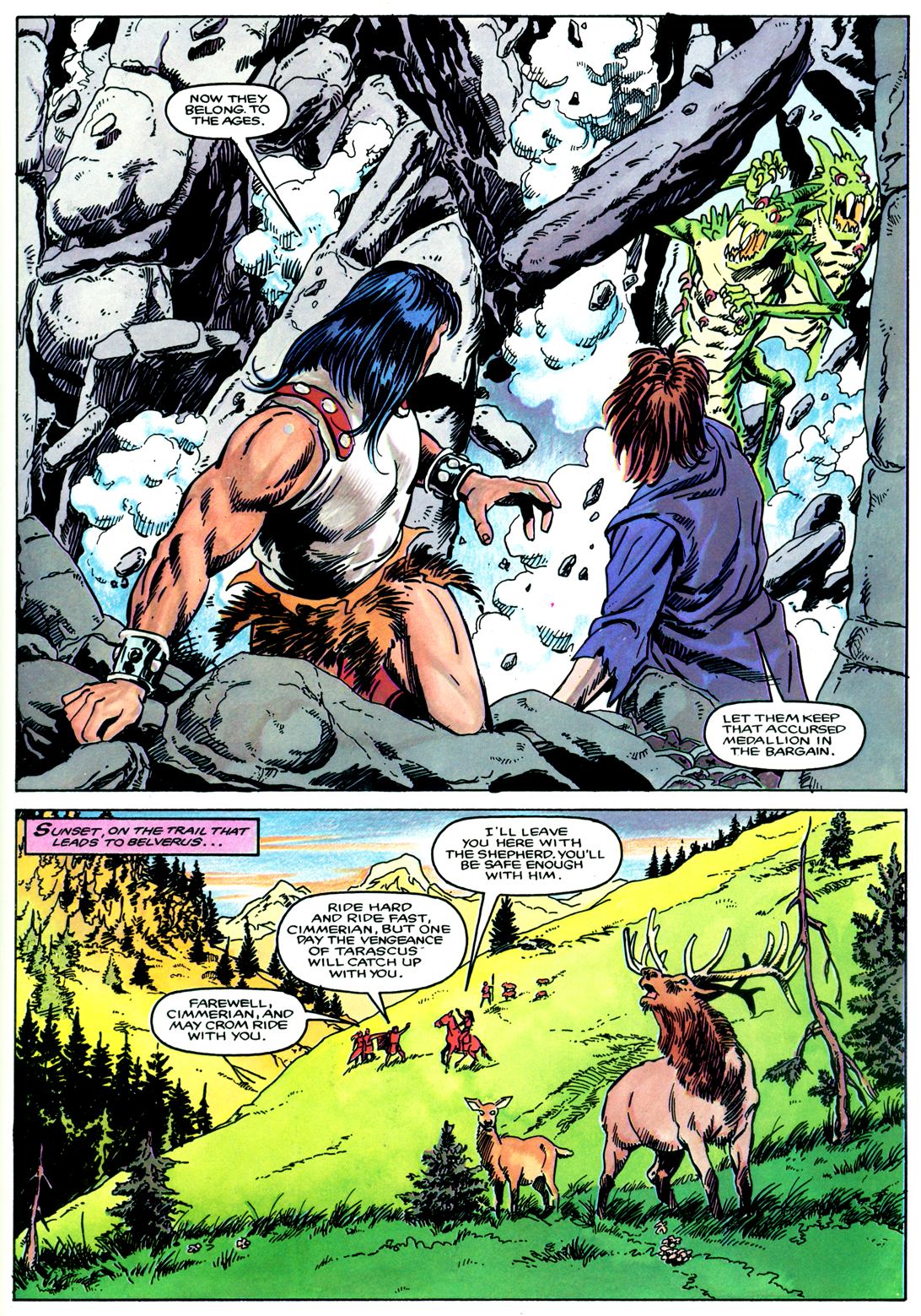 Read online Marvel Graphic Novel comic -  Issue #19 - Conan - The  Witch Queen of Acheron - 61