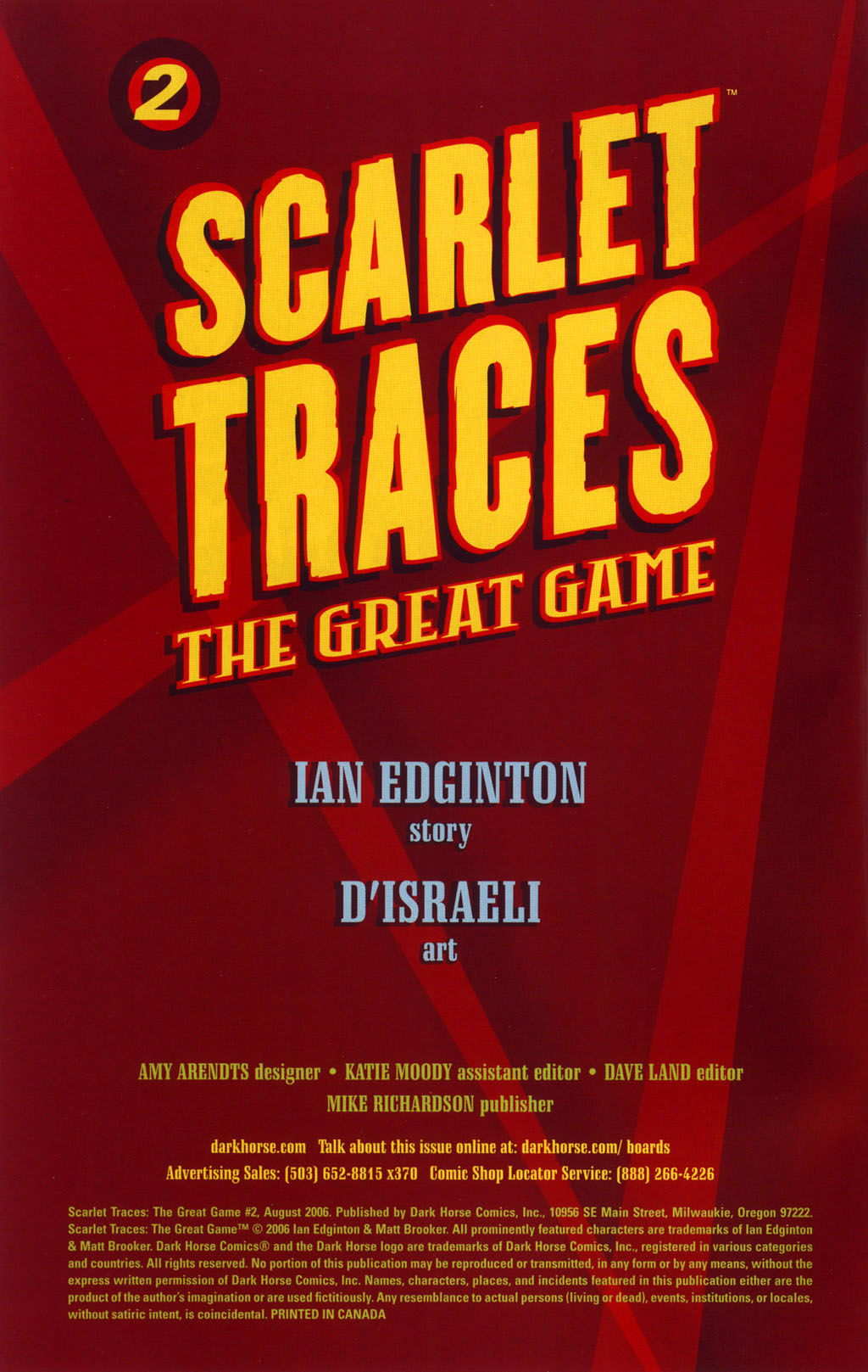 Read online Scarlet Traces: The Great Game comic -  Issue #2 - 2