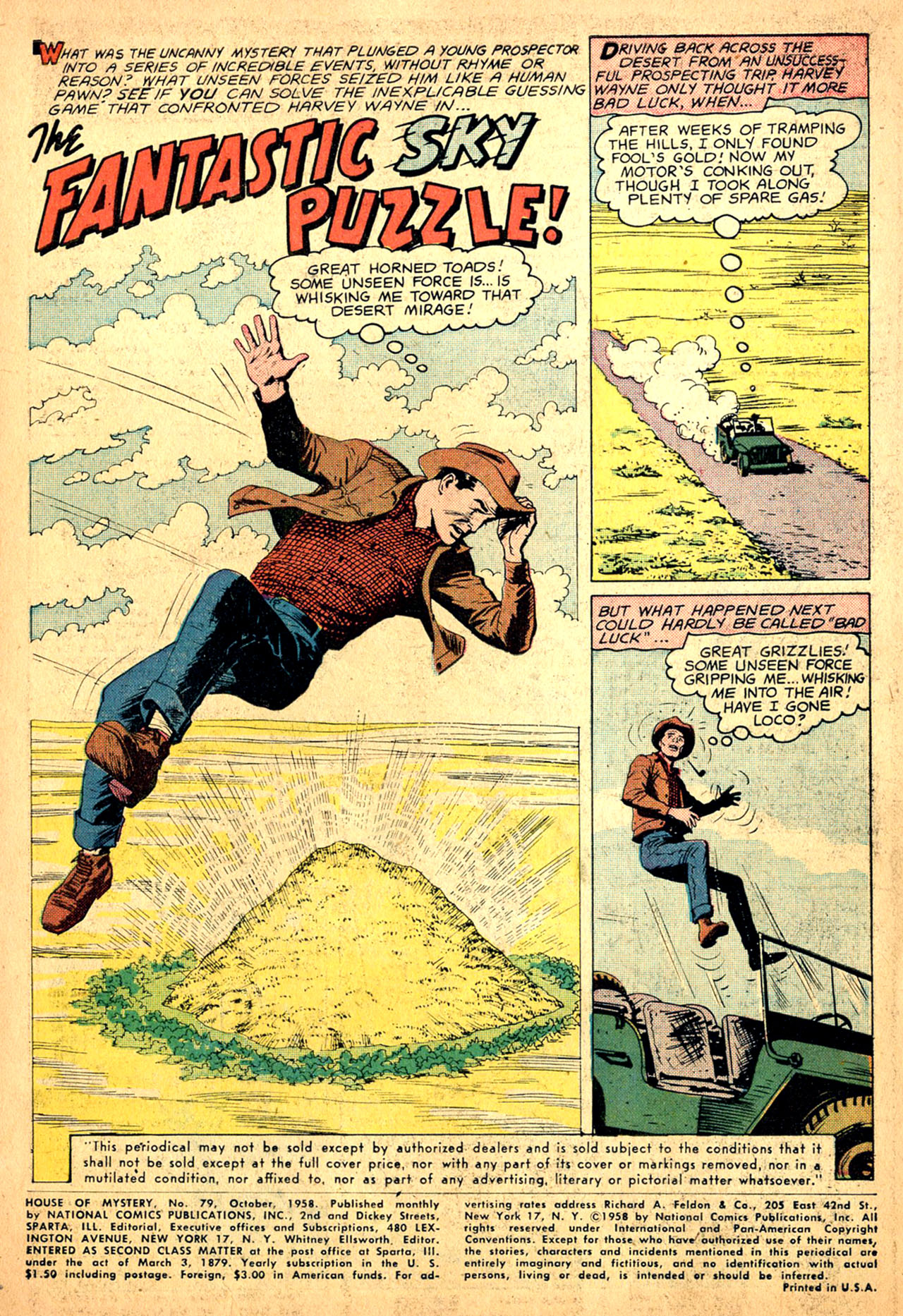 Read online House of Mystery (1951) comic -  Issue #79 - 3
