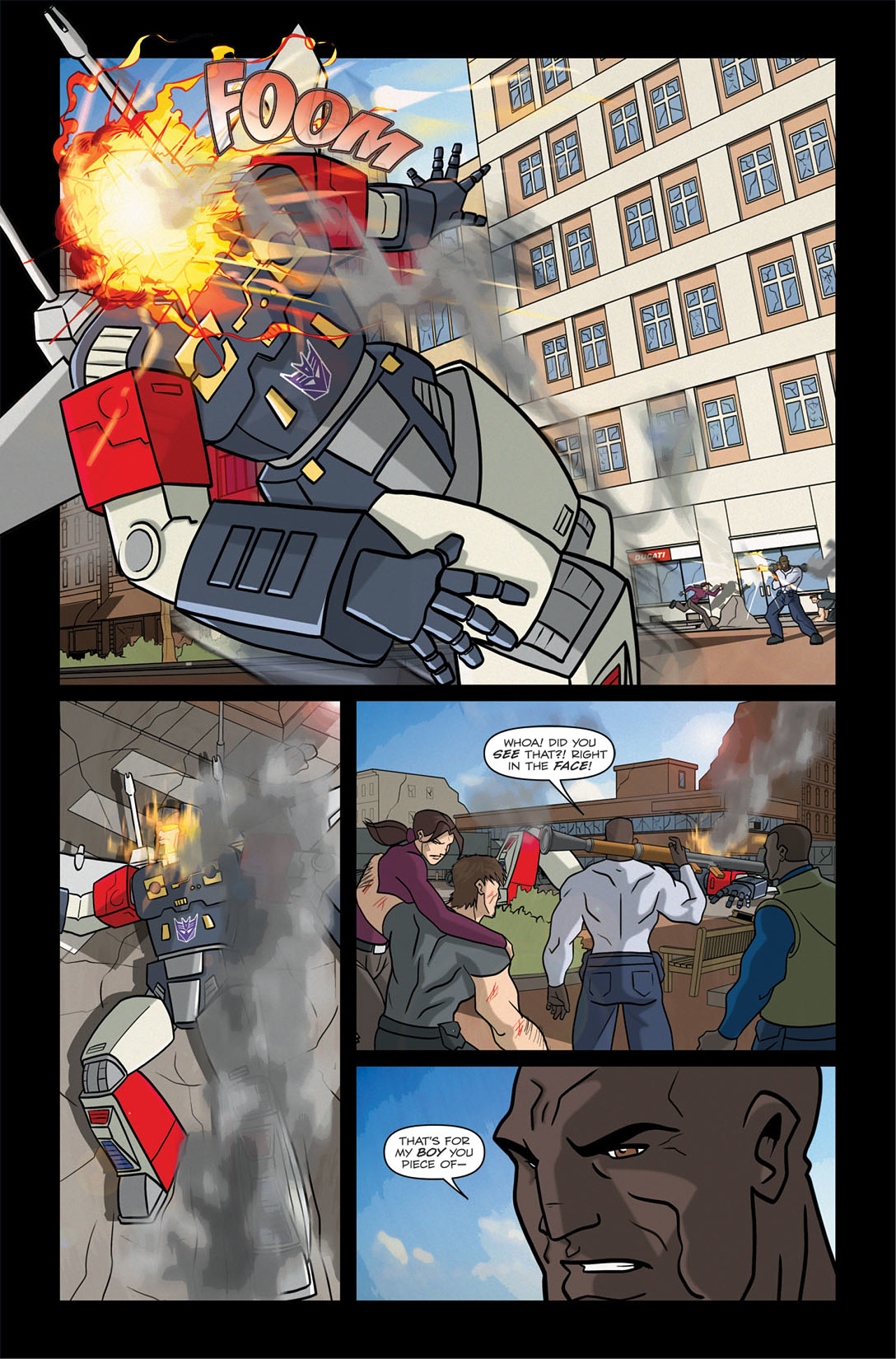 Read online The Transformers: All Hail Megatron comic -  Issue #9 - 18
