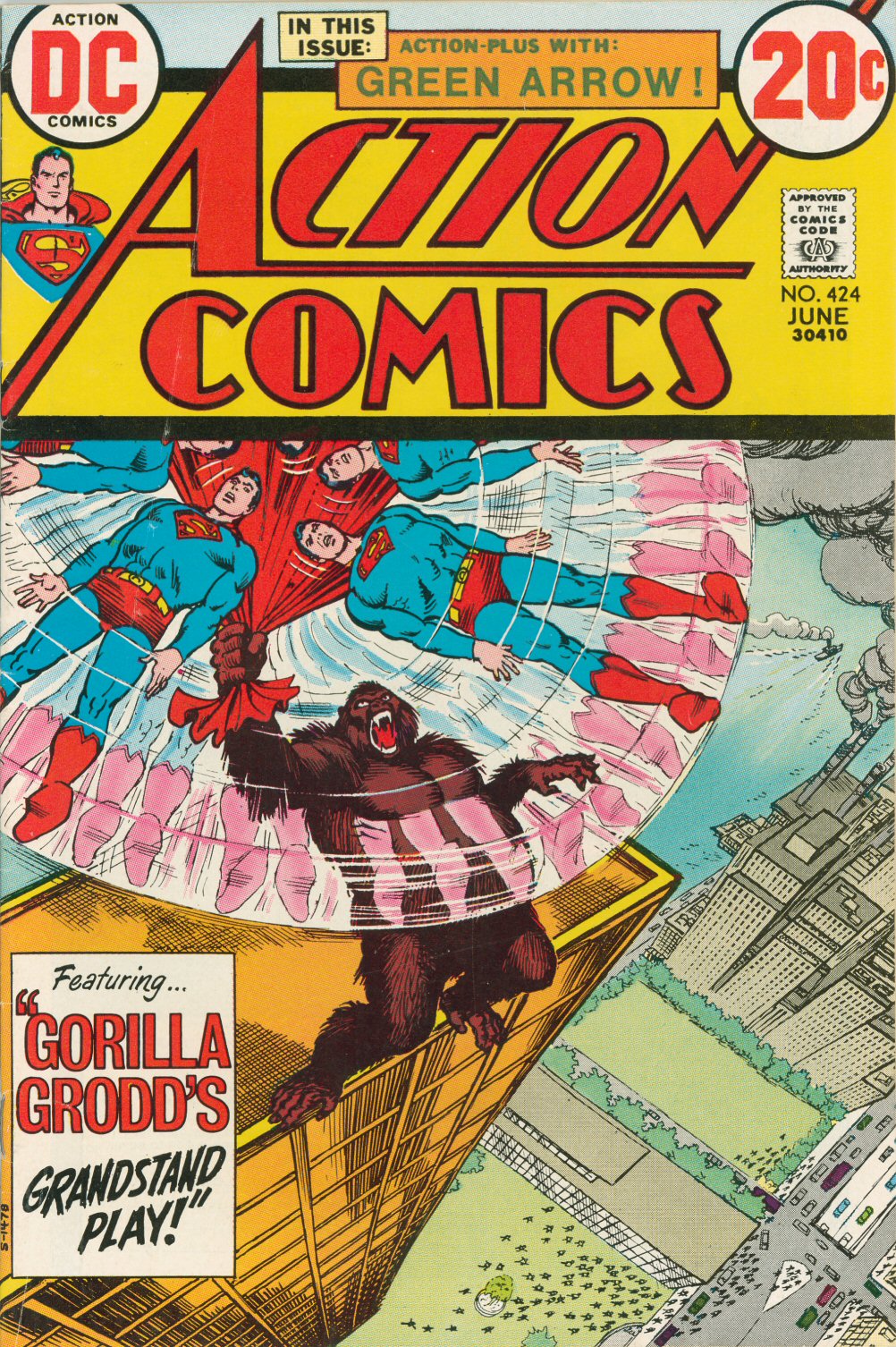 Read online Action Comics (1938) comic -  Issue #424 - 1