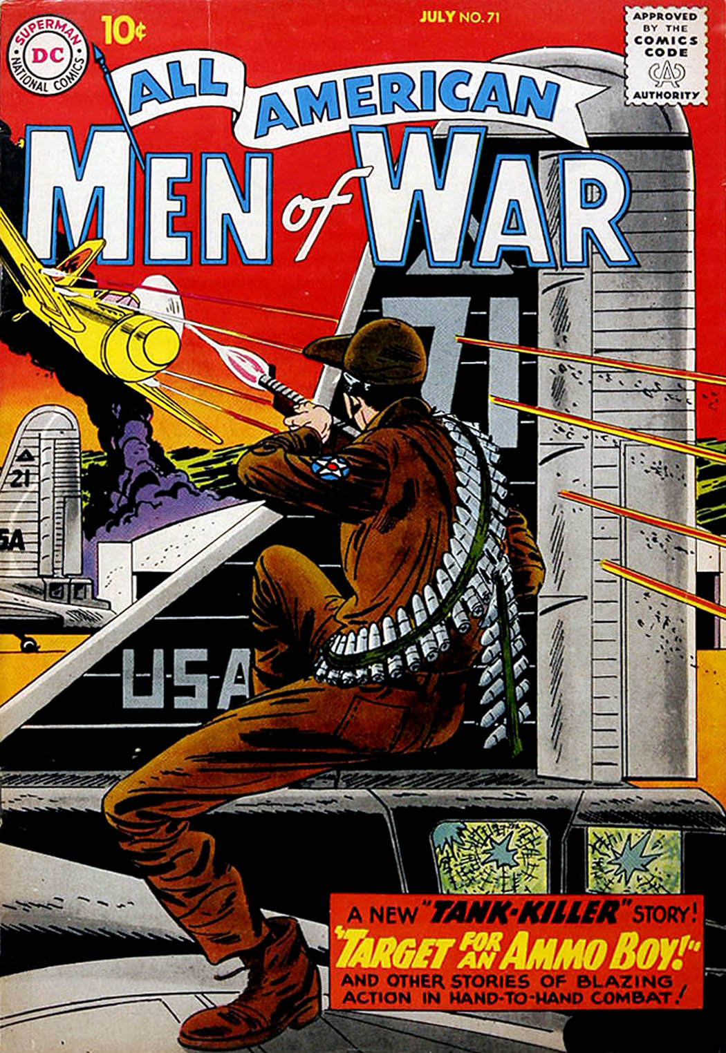 Read online All-American Men of War comic -  Issue #71 - 1
