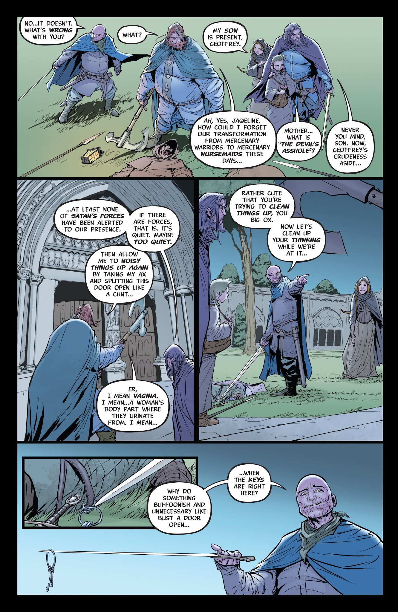 Read online Pestilence: A Story of Satan comic -  Issue #3 - 4