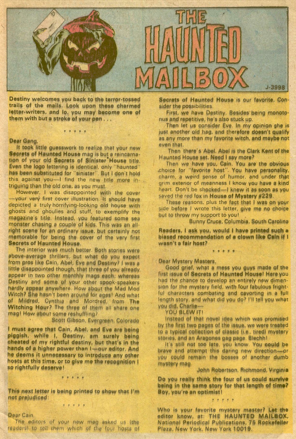 Read online Secrets of Haunted House comic -  Issue #3 - 33