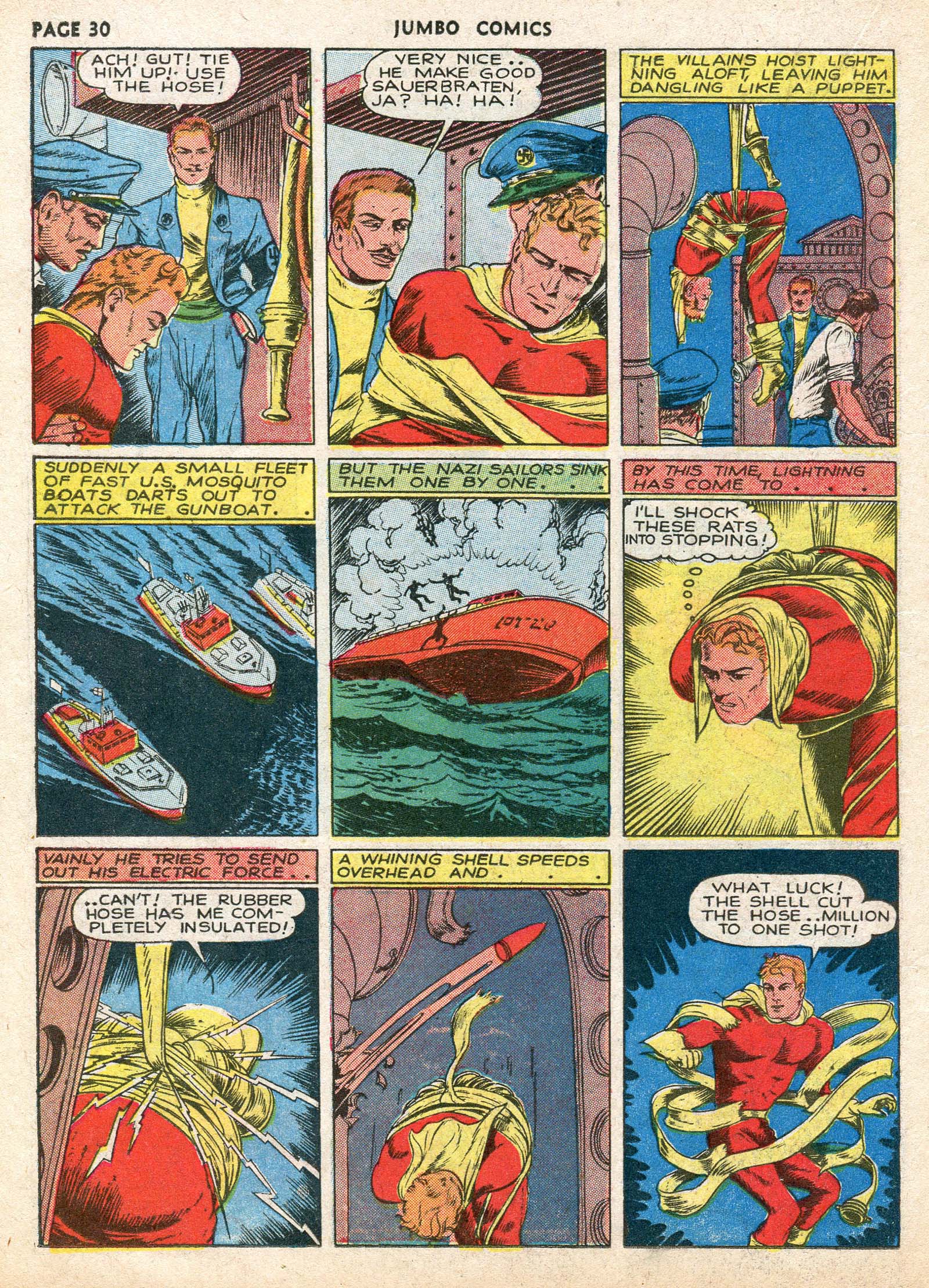 Read online Jumbo Comics comic -  Issue #32 - 32