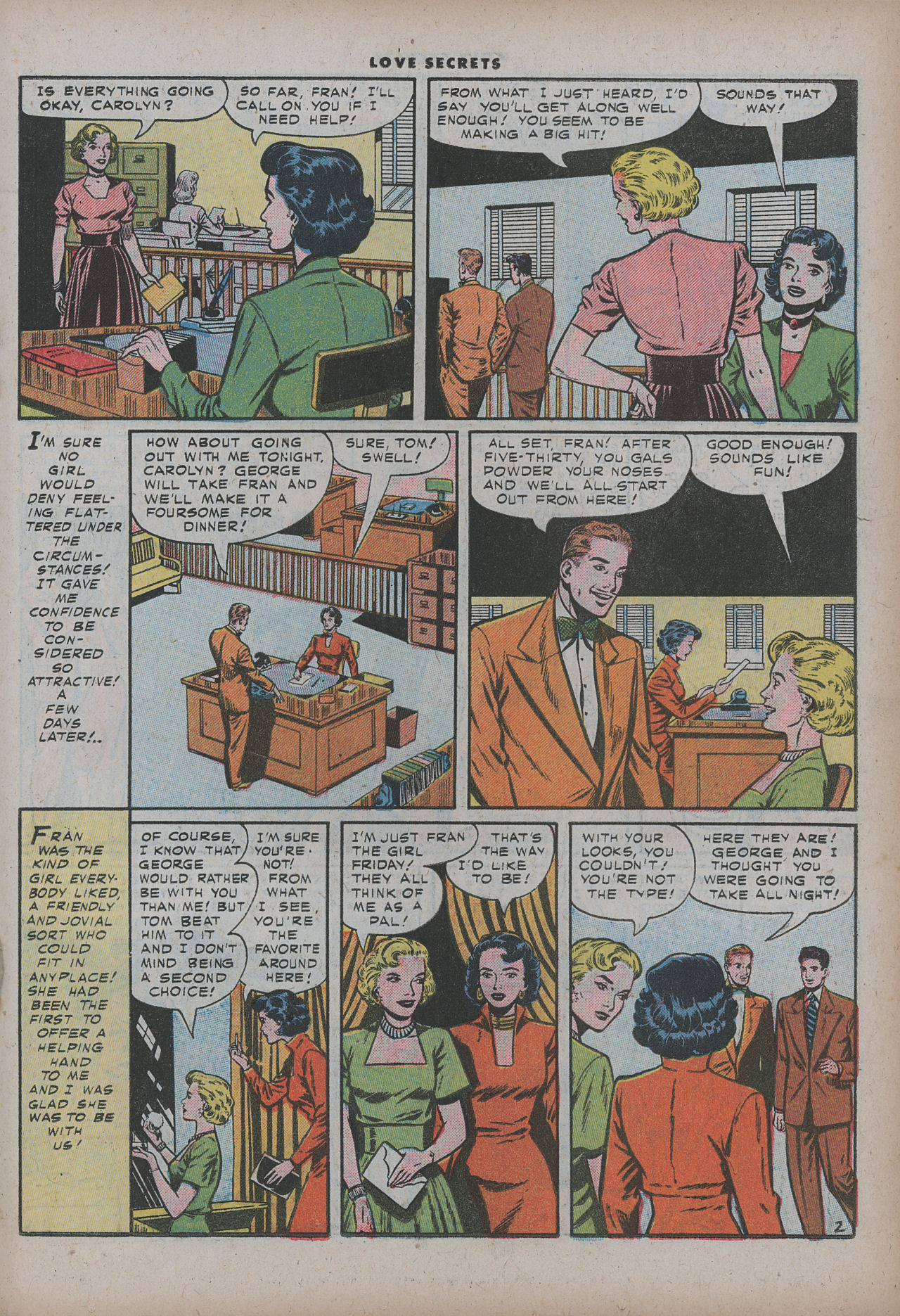Read online Love Secrets (1953) comic -  Issue #47 - 19
