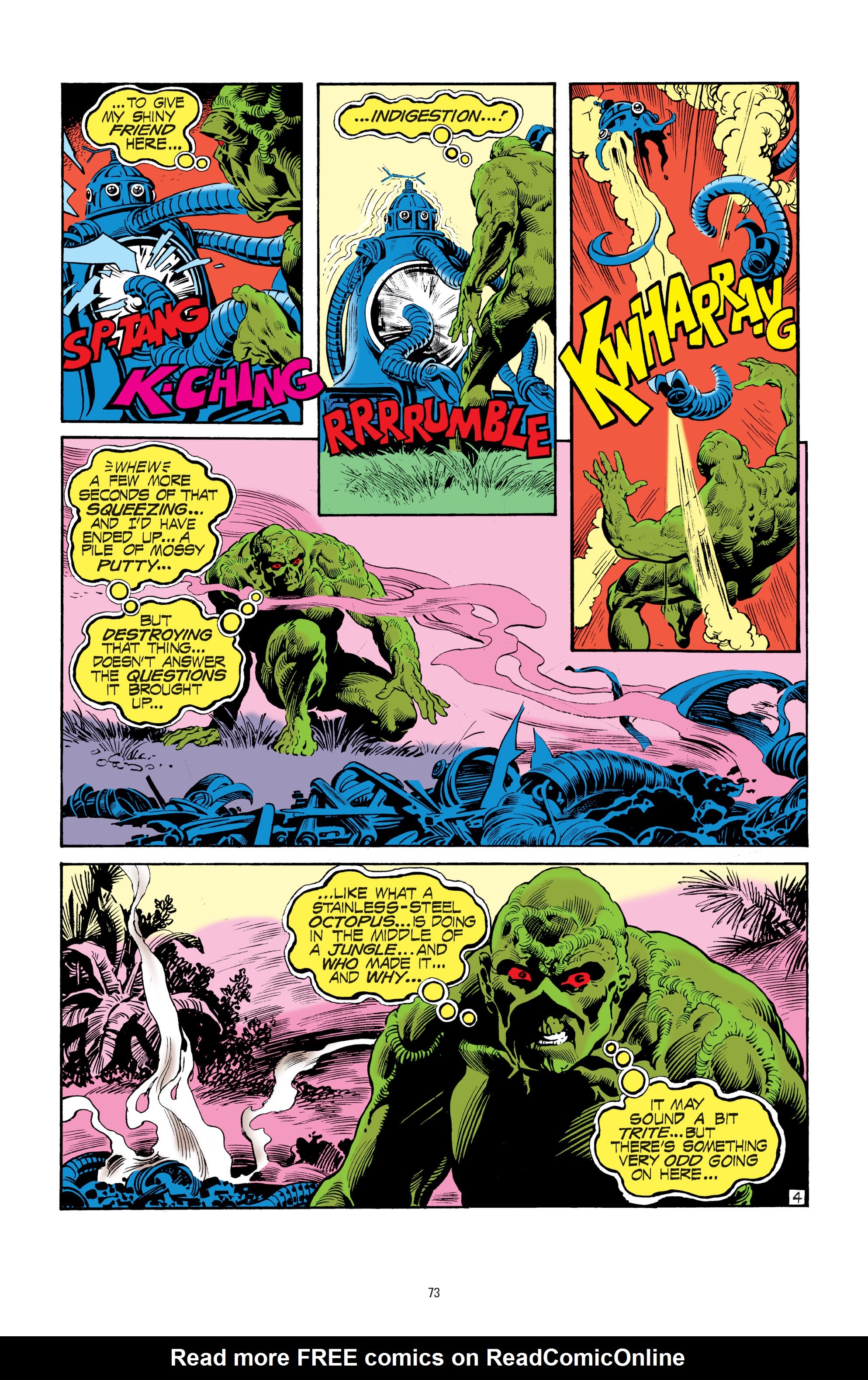 Read online Swamp Thing: The Bronze Age comic -  Issue # TPB 2 (Part 1) - 70