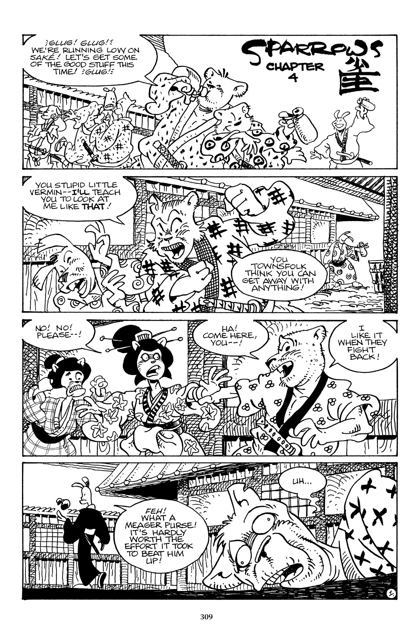 Read online The Usagi Yojimbo Saga comic -  Issue # TPB 6 - 307