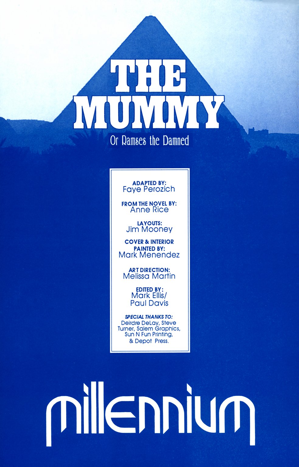 Read online Anne Rice's The Mummy or Ramses the Damned comic -  Issue #4 - 2