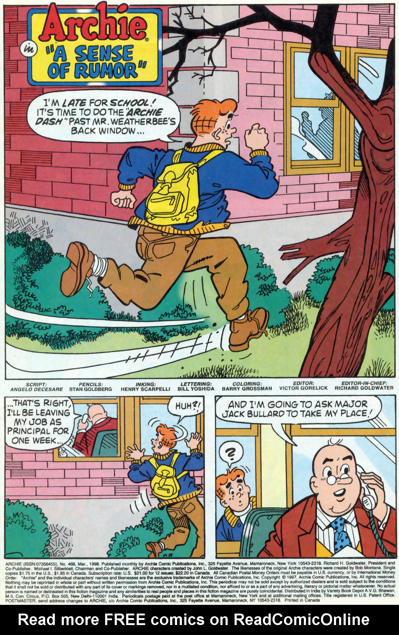 Read online Archie (1960) comic -  Issue #469 - 2