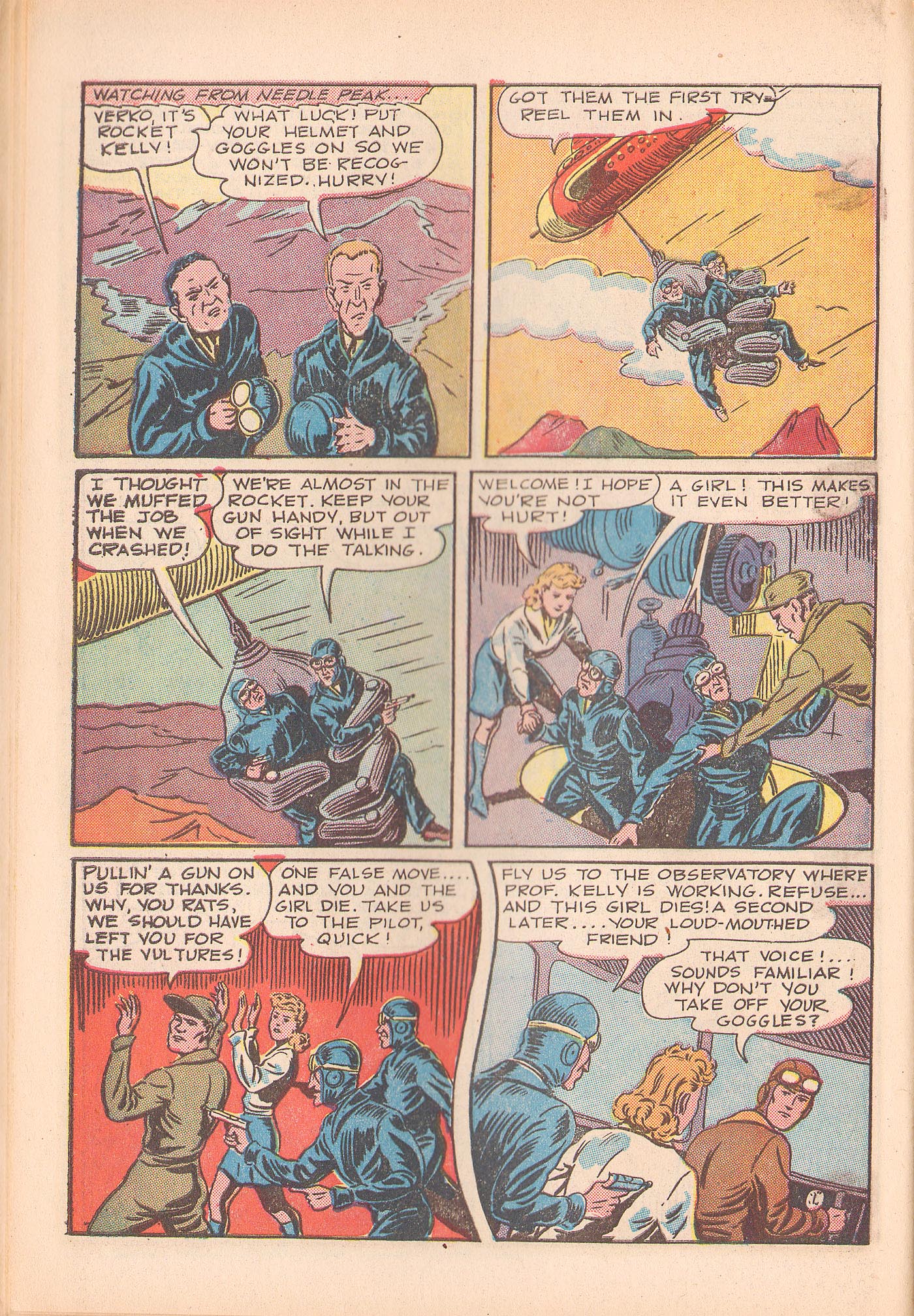 Read online Rocket Kelly (1945) comic -  Issue #2 - 42