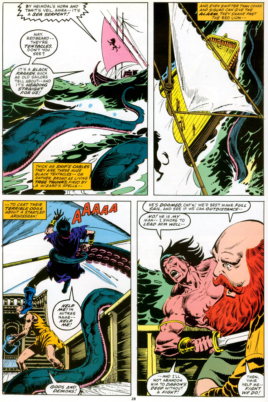 Read online Marvel Graphic Novel comic -  Issue #42 - Conan of the Isles - 29