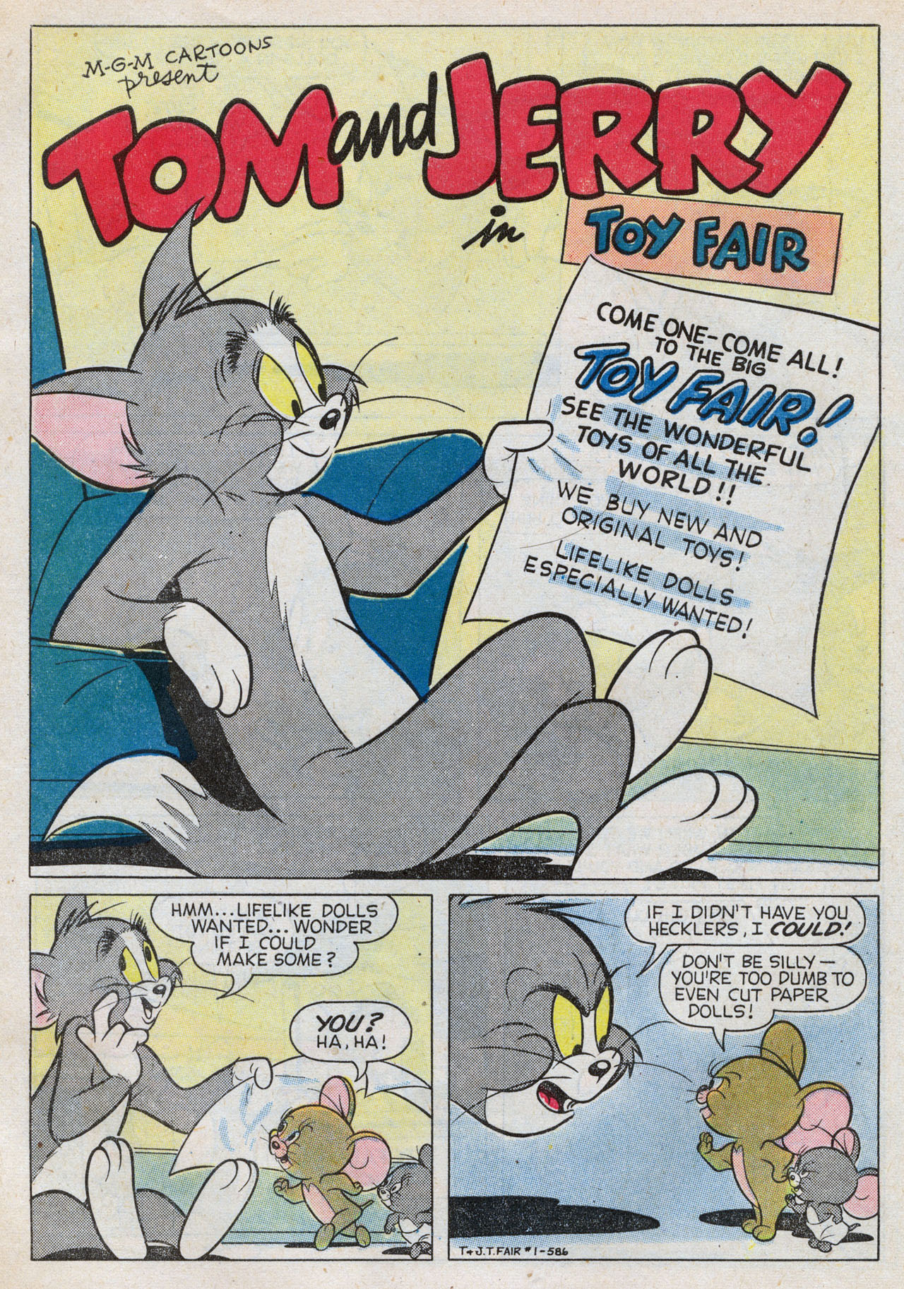 Read online Tom & Jerry Toy Fair comic -  Issue # Full - 4